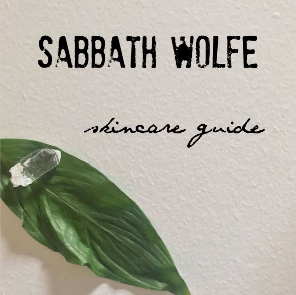 Sabbath Wolfe products are formulated to work together. Skincare is self care. Self care should be cathartic and ritual in nature. Taking care of yourself means you can better care for others. Restart Button Spray Wash and Oh, Alice! Face Toner are designed to benefit everyone and may be matched to moisturizers as desired. Each skin type slide is a recommendation for optimal results and isn’t a strict rule. It’s your body, you make the rules. This is the Sabbath Wolfe skincare guide.