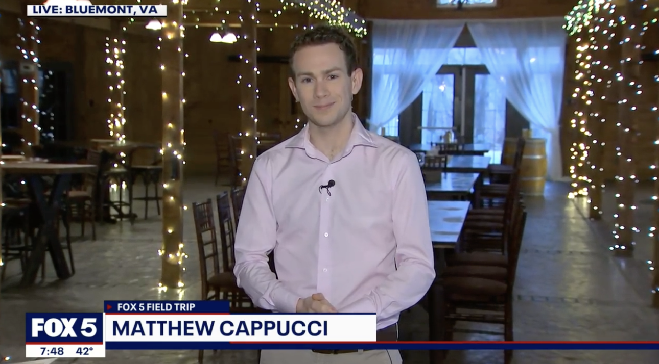 FOX 5 Field Trip: Wine, views and Valentine’s Day romance at Bluemont Vineyard