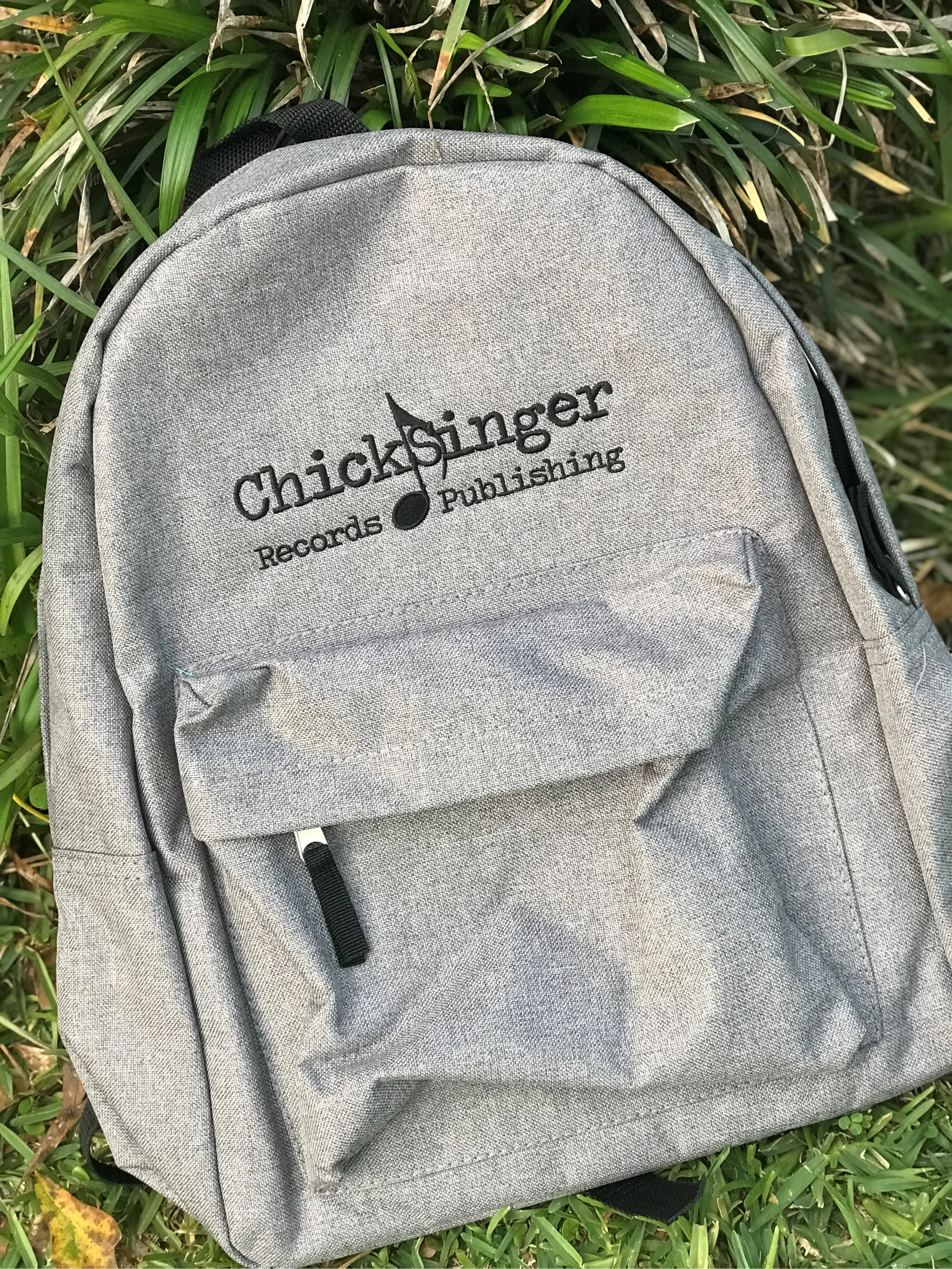 ChickSinger BackPack w/Padded Back &amp; Straps (Gray)