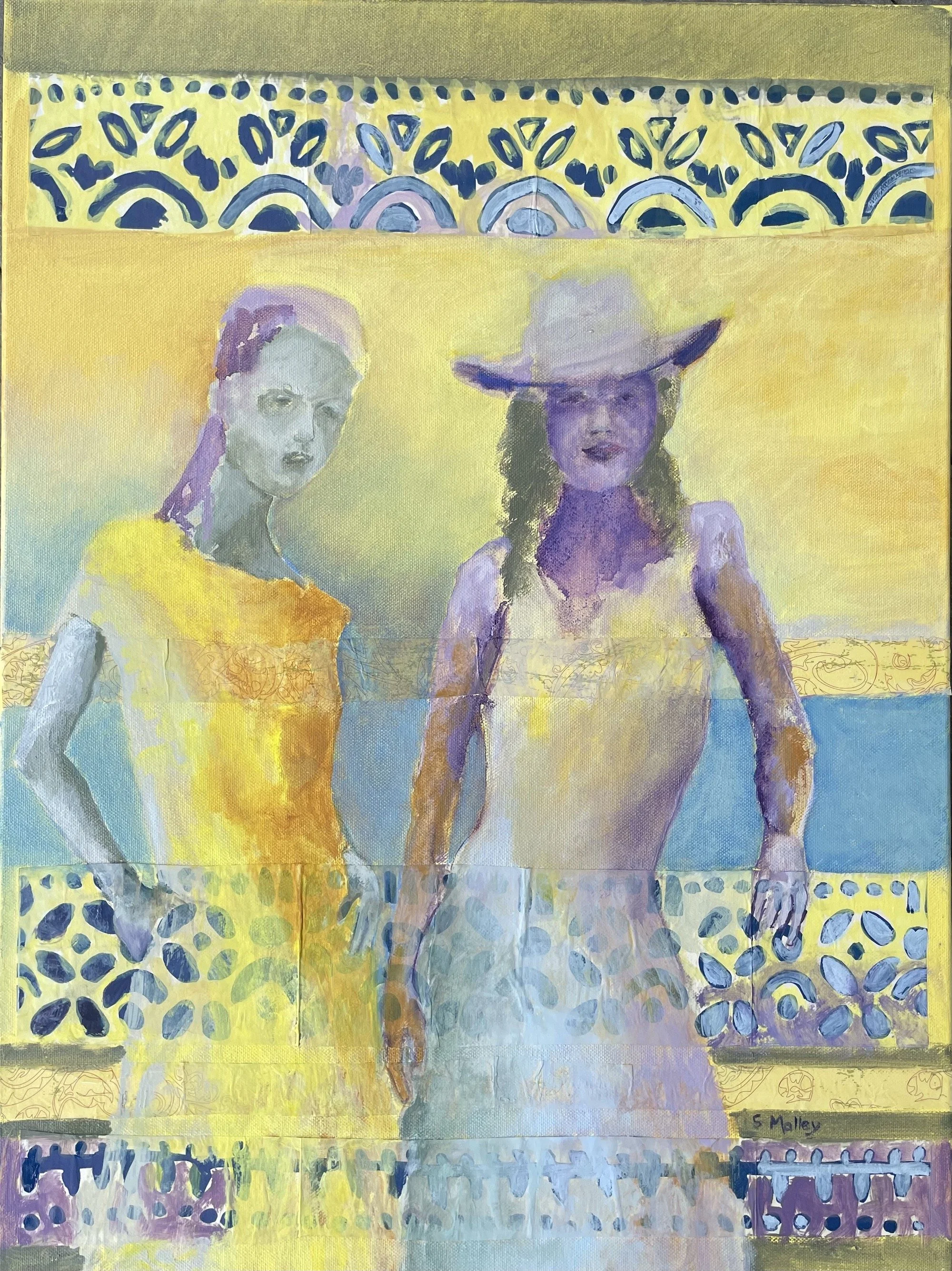 Painting #2 of 3 Paintings of 2 Women