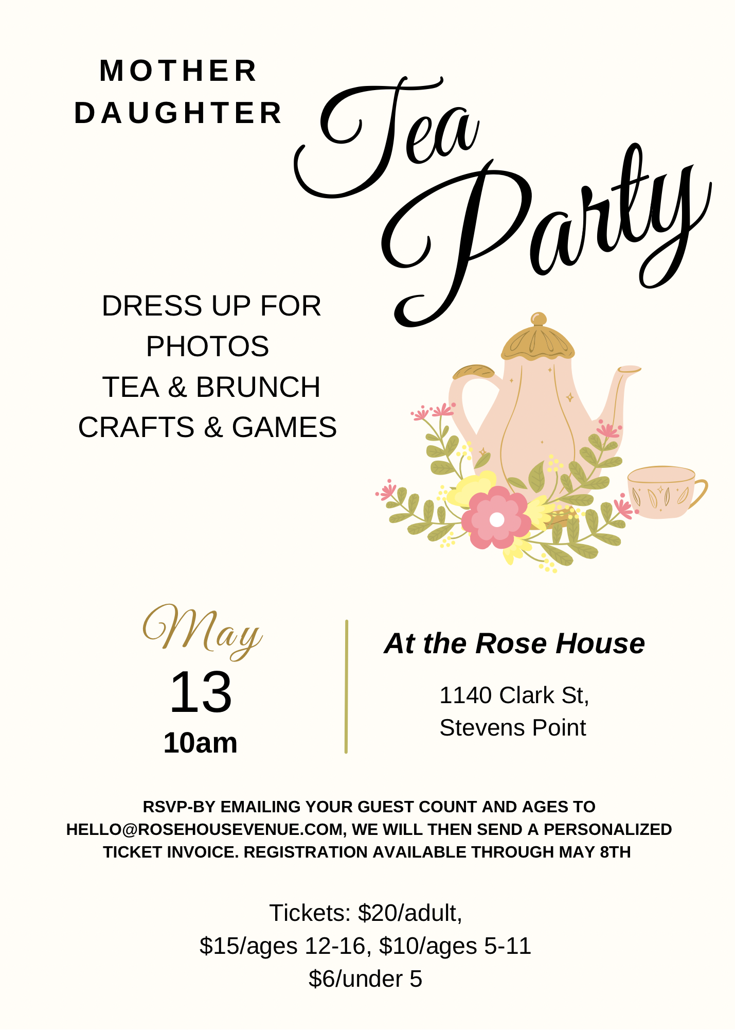 Mother Daughter Tea Party