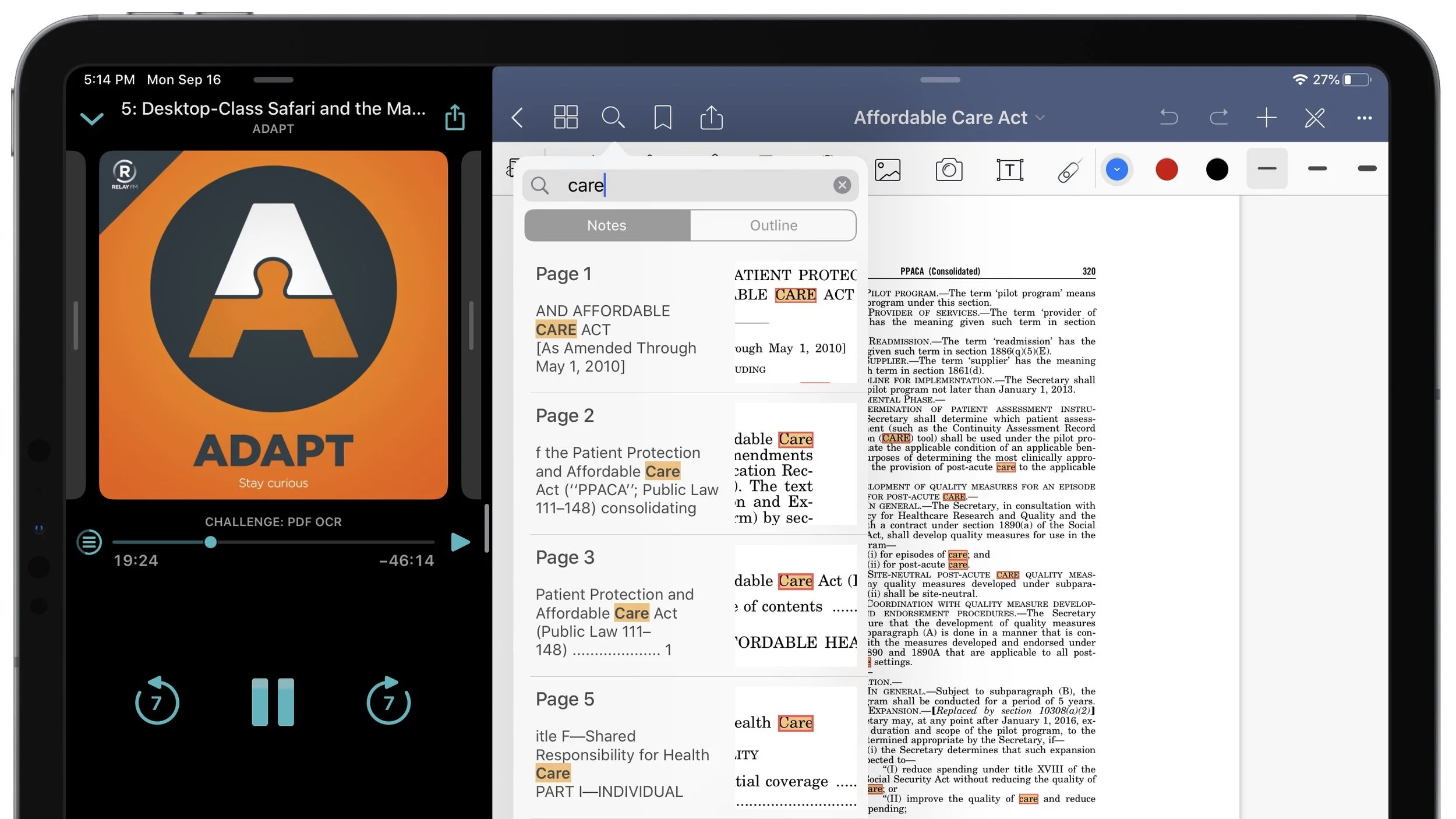 Adapt Challenge #5: OCR on the iPad Pro