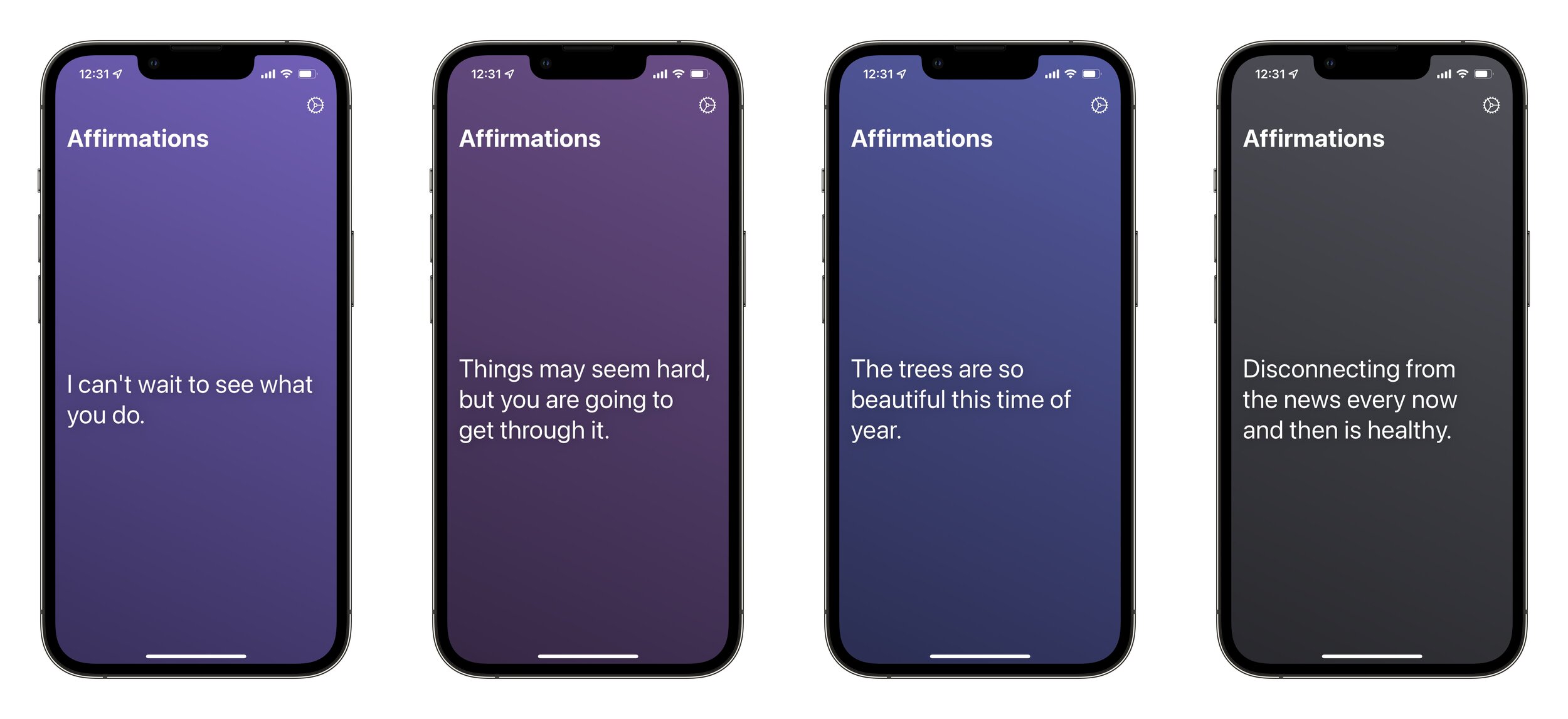 Affirmations — An iOS App Designed to Make You Feel Good