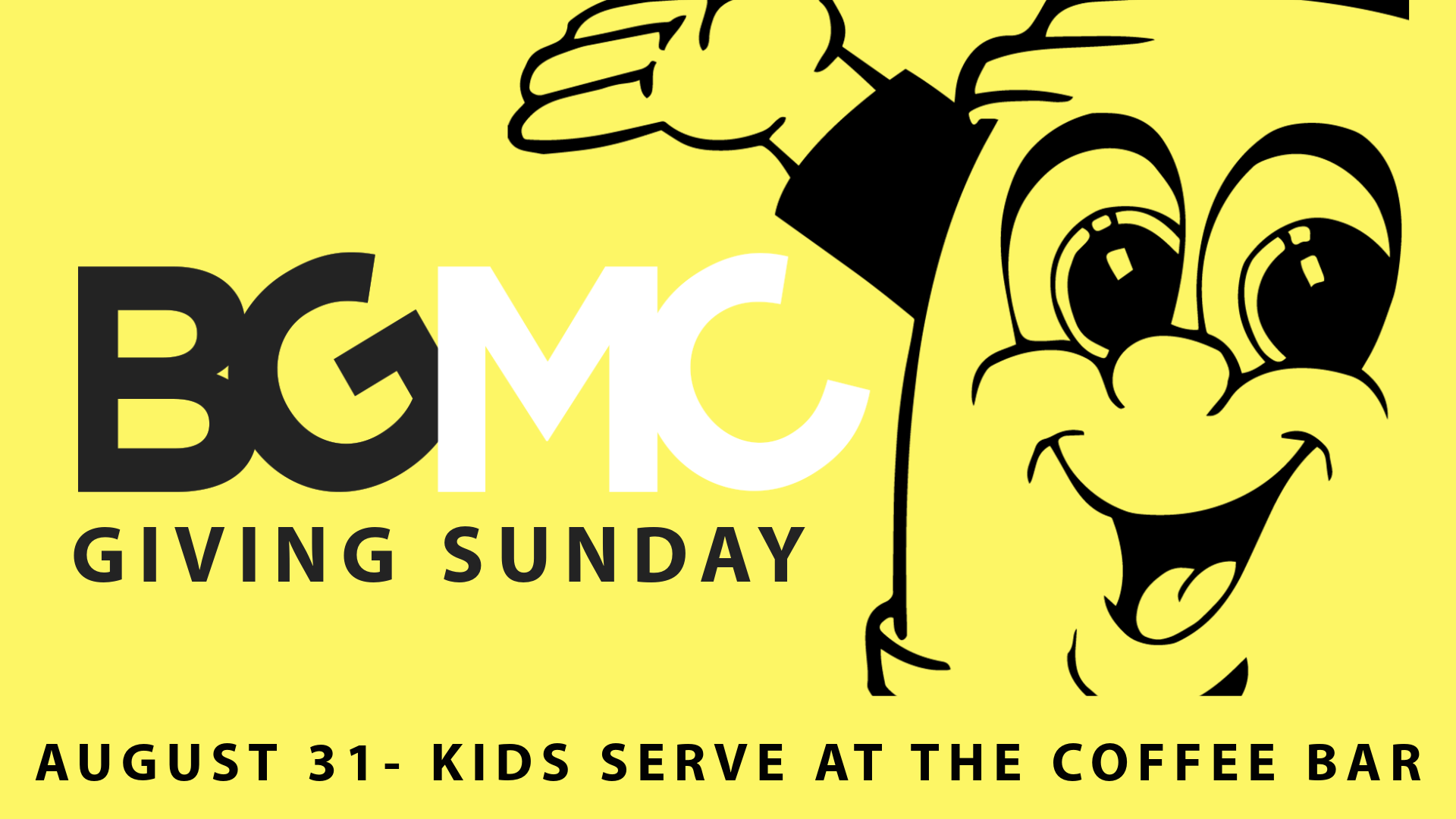 BGMC giving Sunday
