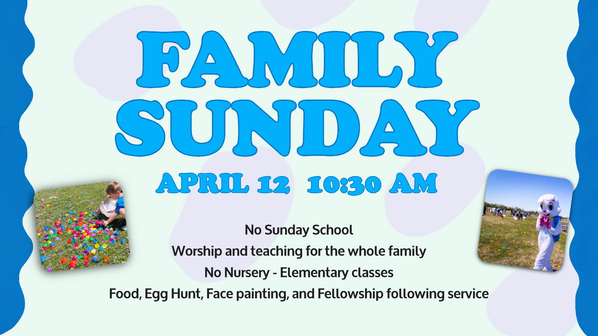 No Sunday School - April 27
