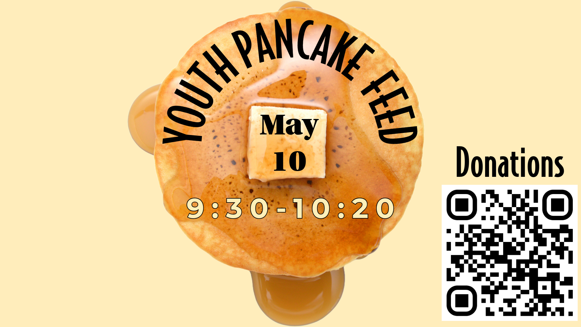 Youth Pancake Fundraiser - No Sunday School