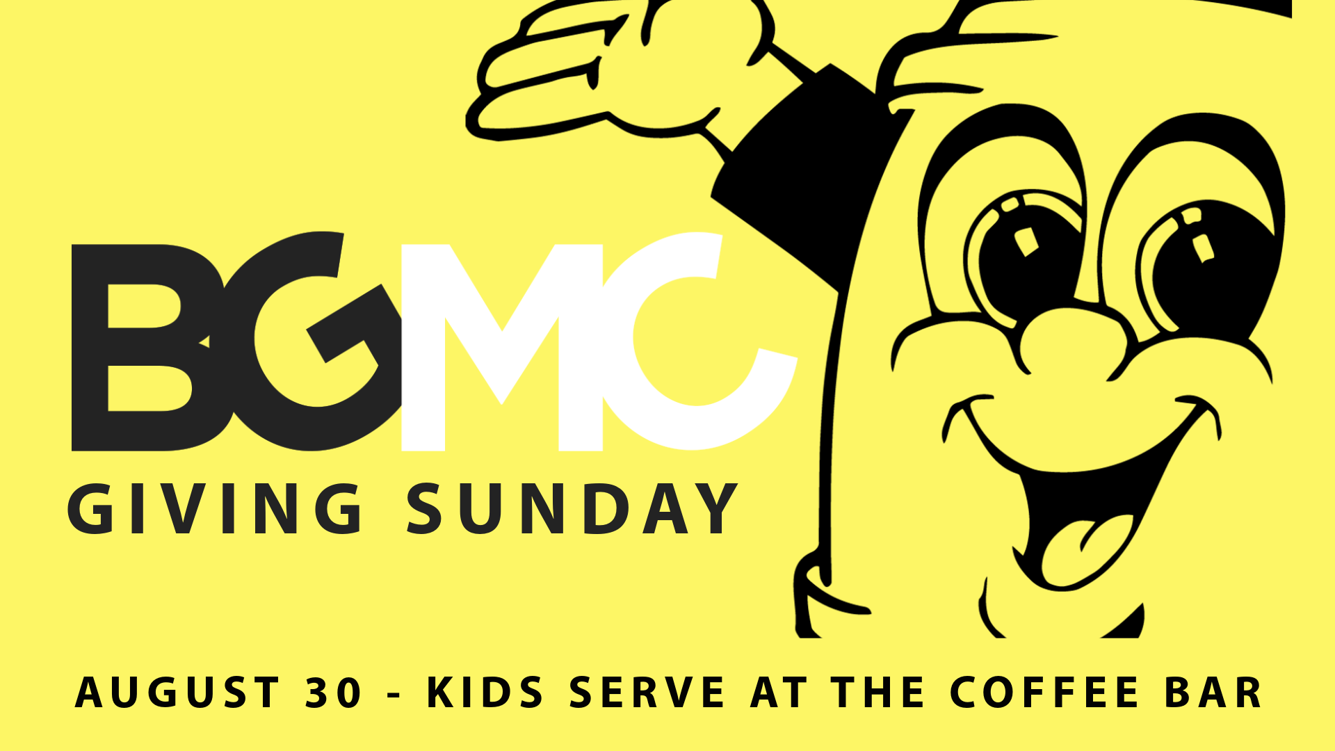 BGMC giving Sunday