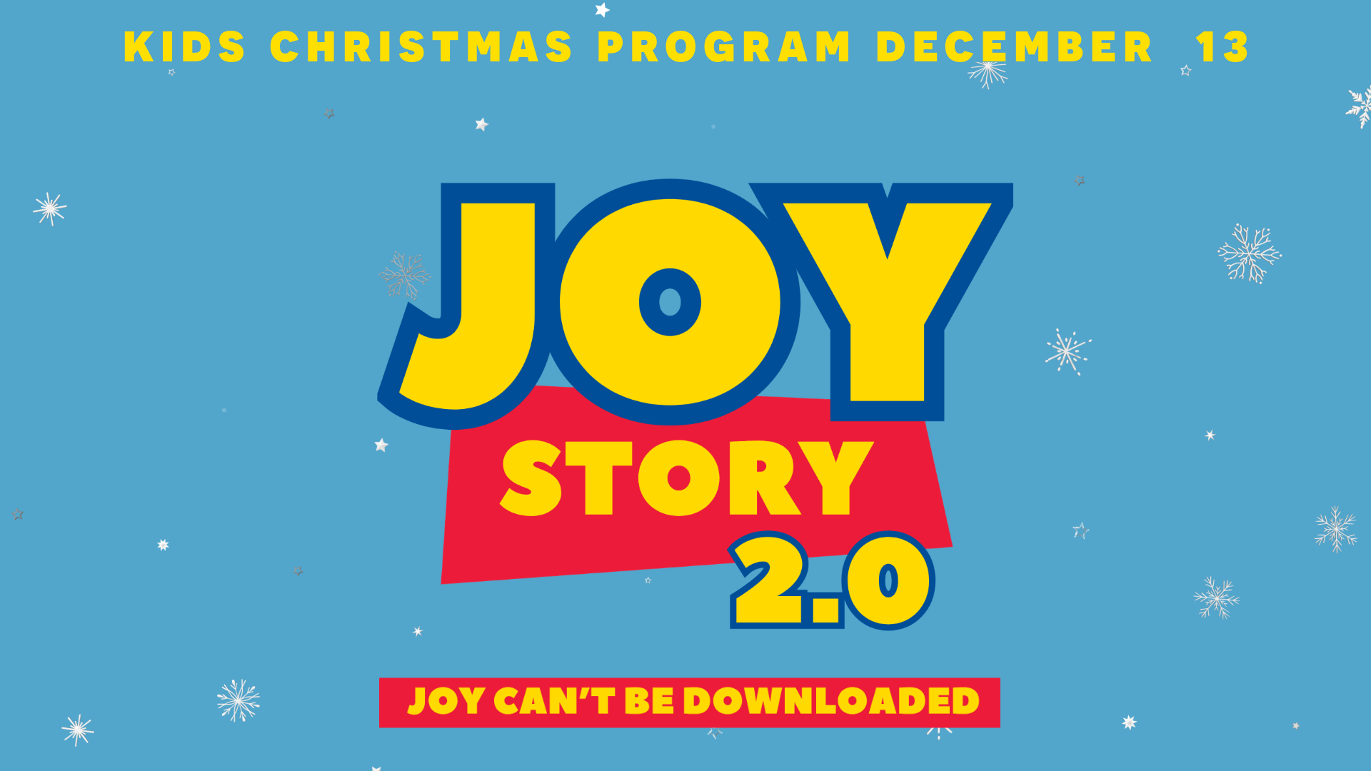 Kids Christmas Program