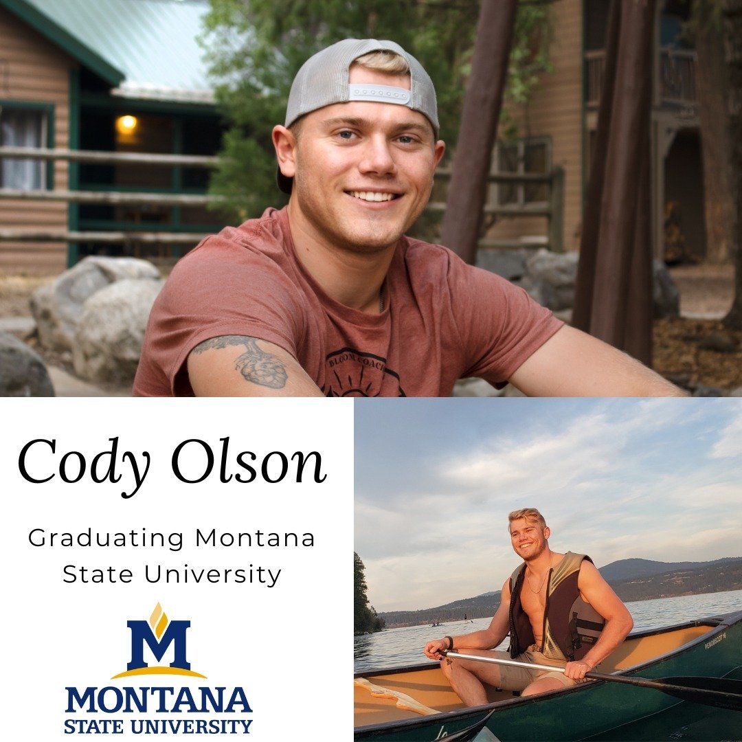 Senior Wednesday!! A Bloom legend and bestie is walking hard across the Montana State stage as a graduate in civil engineering this week! It's not a secret that our heart belongs to Cody. It has been an absolute honor to walk beside him as he grew in