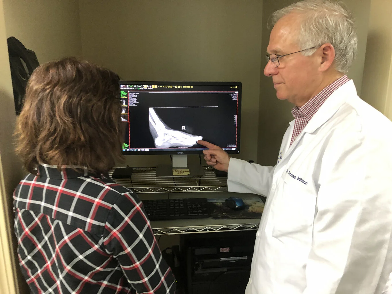 The doctor will have the results of your x-rays and be able to discuss them during your visit.