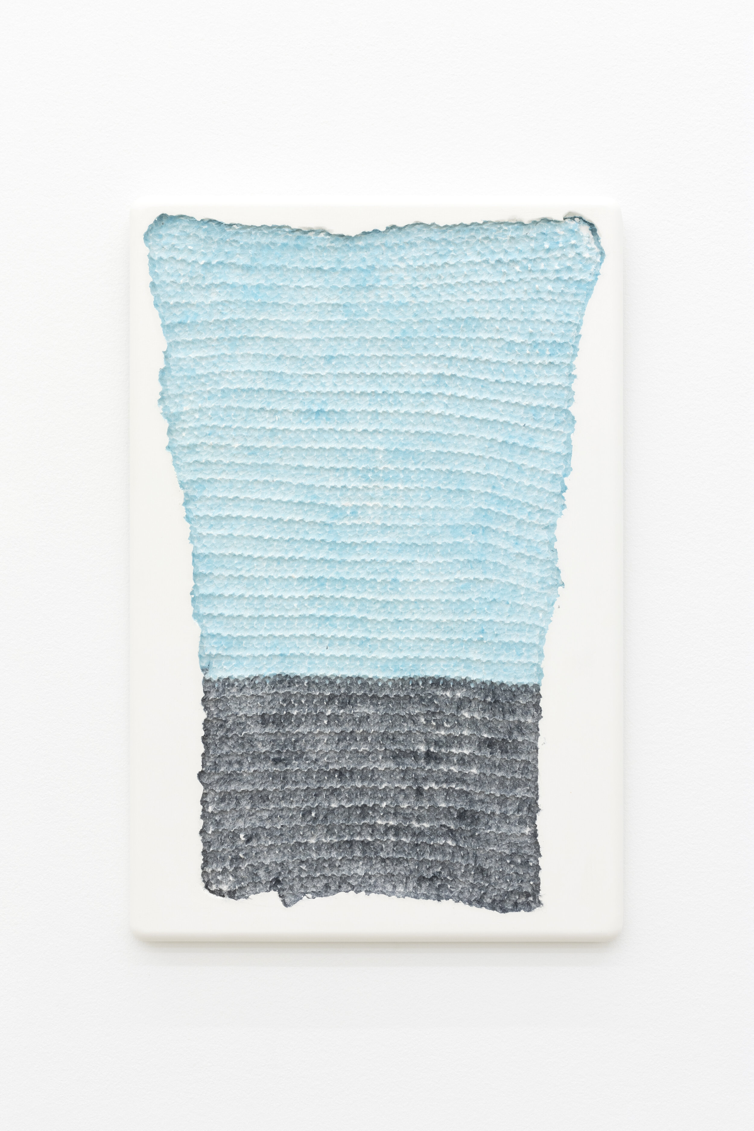  Michelle Grabner   Untitled , 2020  plaster cast with dyed cotton fibers  20 x 13 in. 
