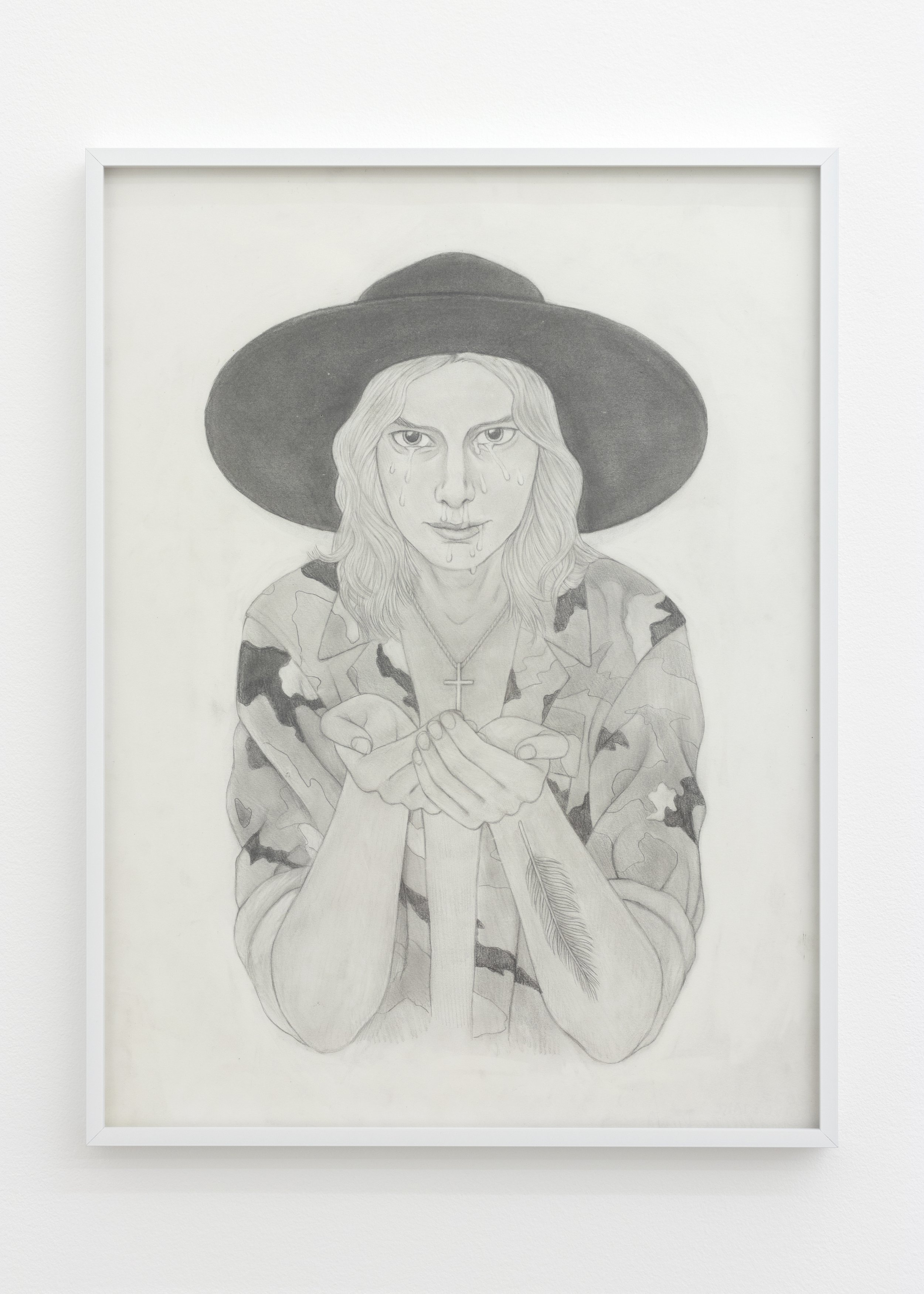  Madeline Kuzak    Give and Take,  2022   graphite on paper   24 x 18 in 