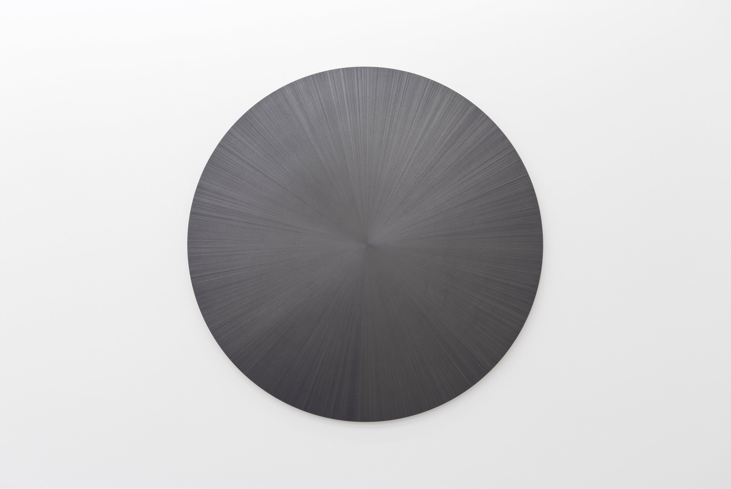   Untitled , 2022   graphite on panel   60 x 60 in 