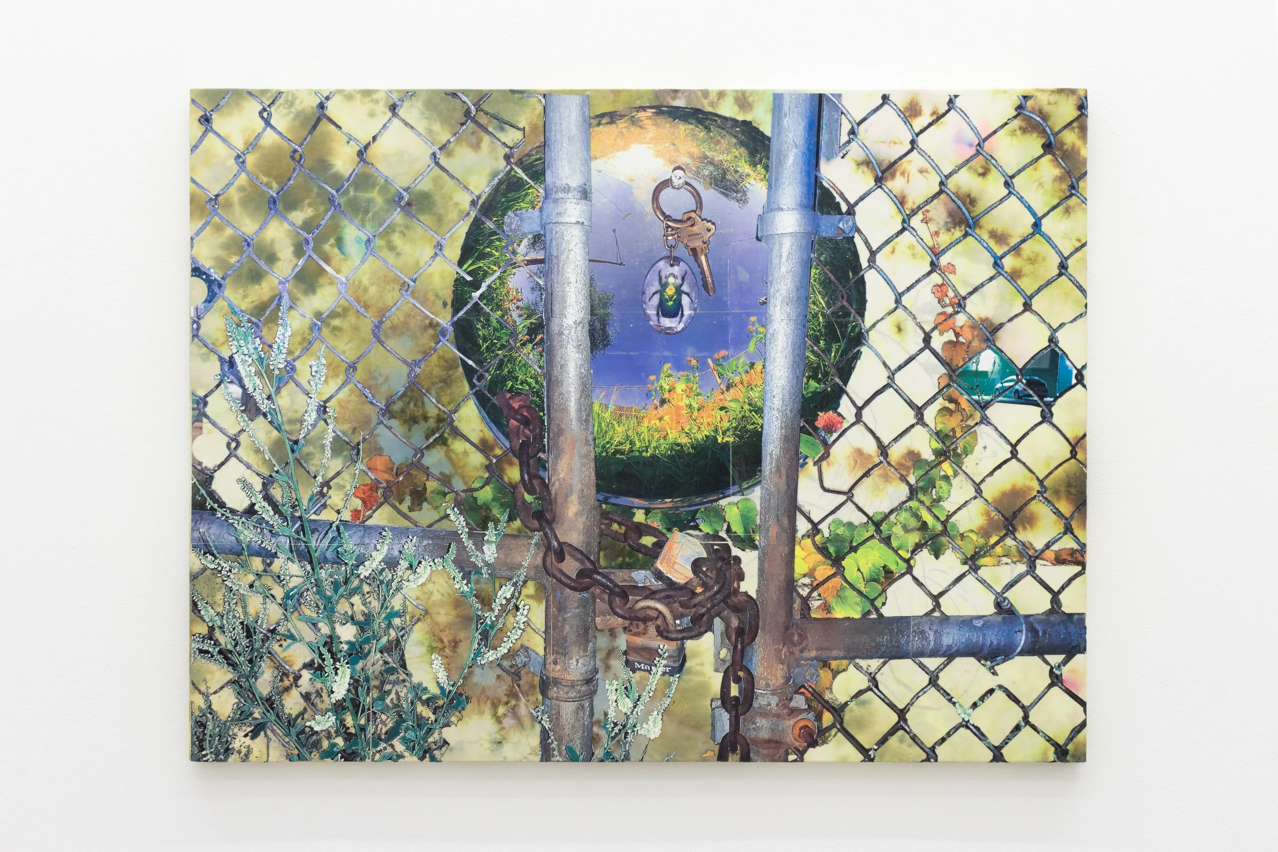  Leonardo Kaplan   Where is the Obstacle , 2025  toner transfer and dye on cotton  30h x 40w in 