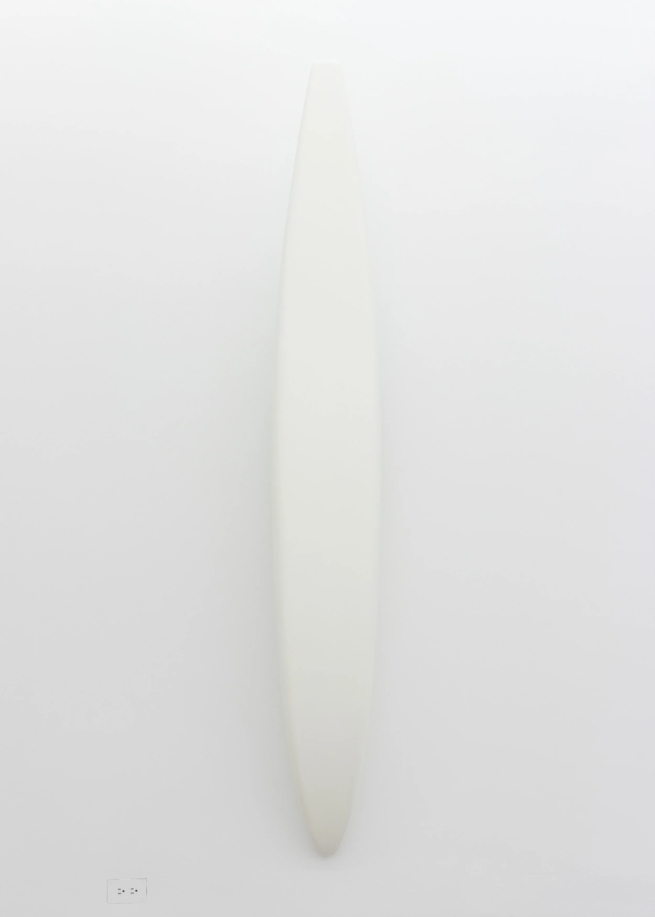  José Taymani   Untitled , 2026  polyurethane foam, fiberglass, and epoxy  90h x 12w x 12d in 