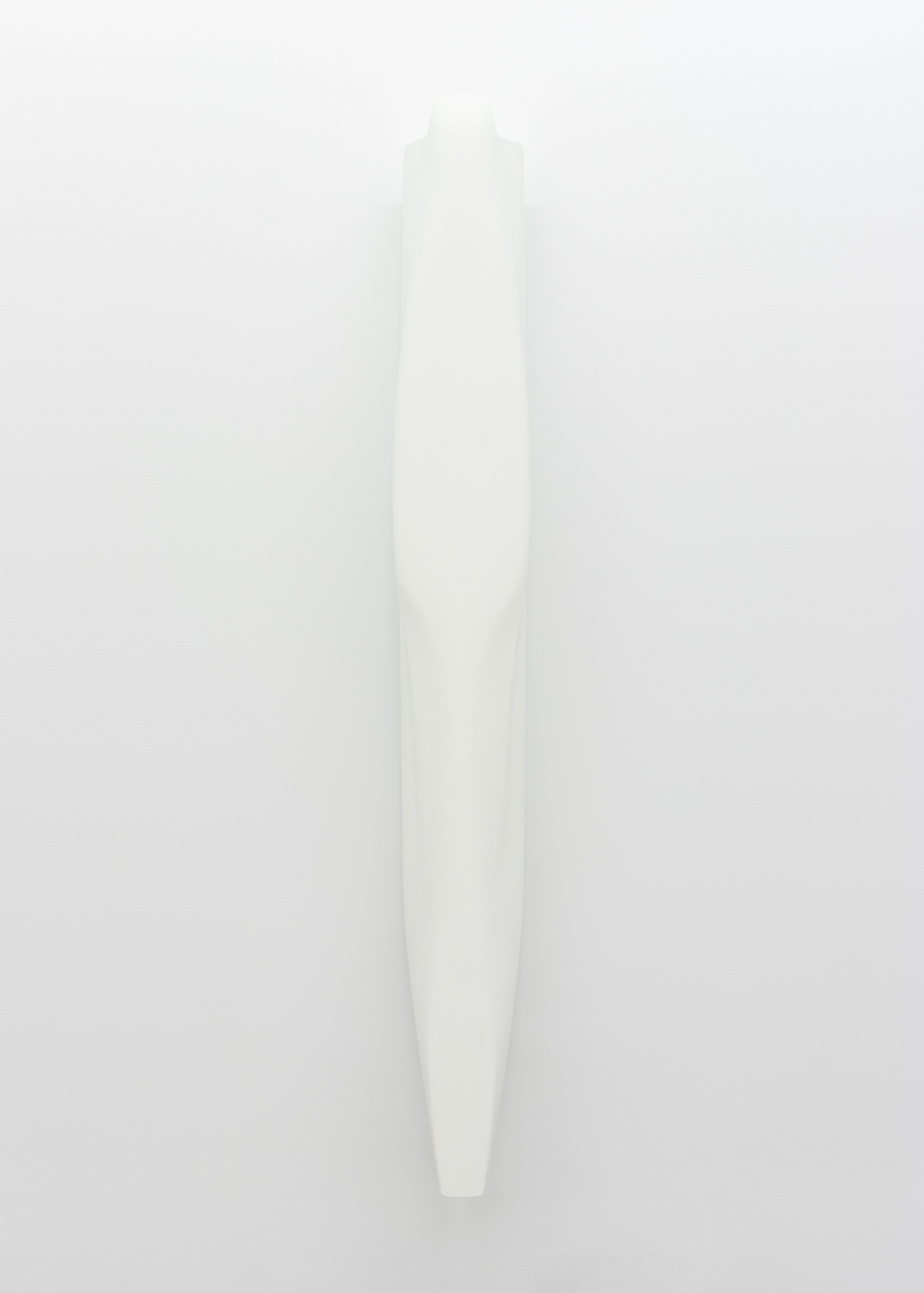  José Taymani   Untitled , 2026  polyurethane foam, fiberglass, and epoxy  90h x 11 1/2w x 11d in 