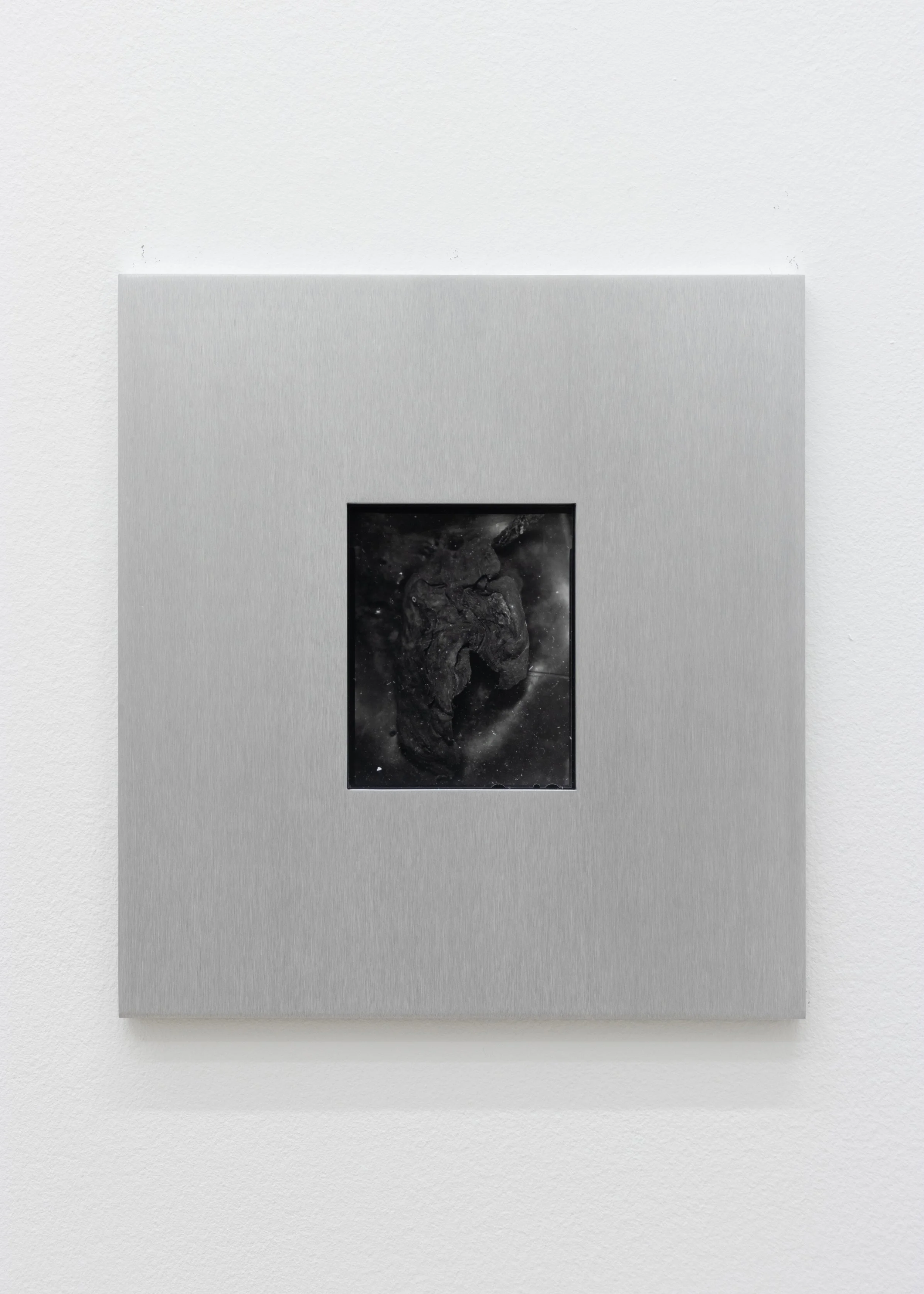  José Taymani   Untitled , 2026  silver gelatin print and milled aluminum  13h x 12w in 