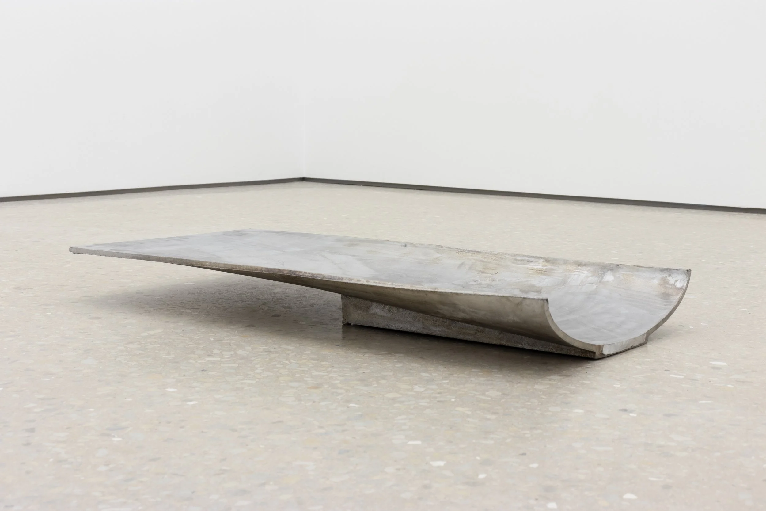  José Taymani  Untitled, 2026  cast aluminum  4h x 39 1/2w x 21d in 