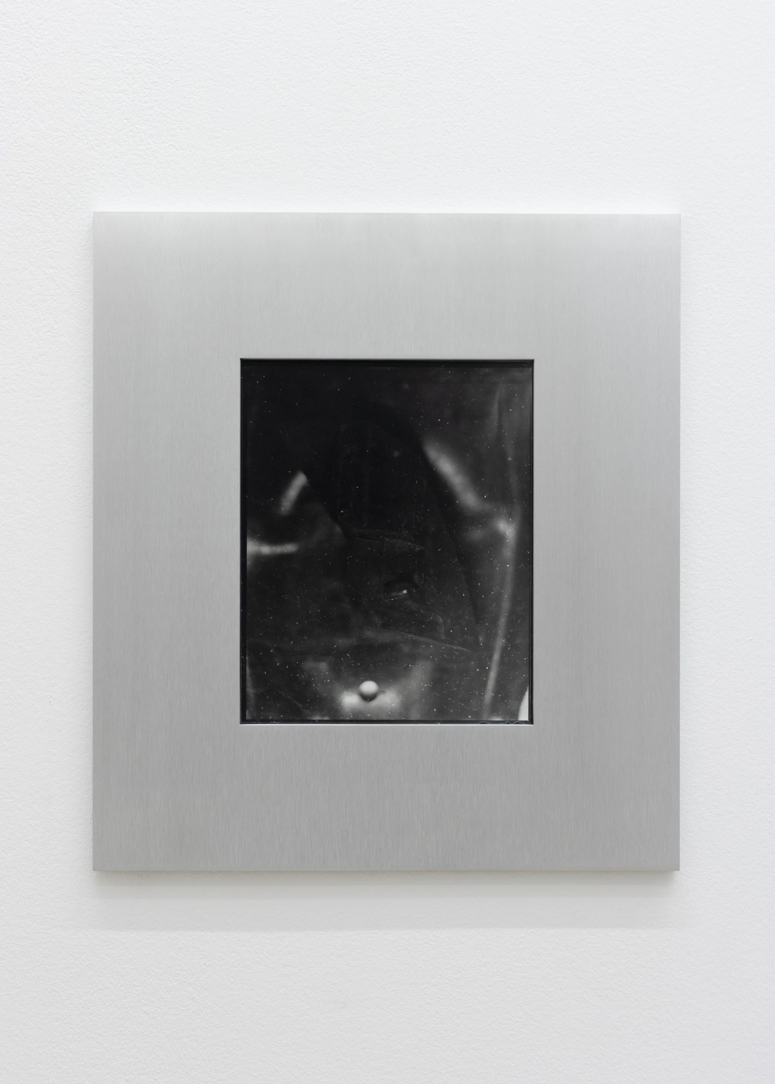  José Taymani   Untitled , 2026  silver gelatin print and milled aluminum  18h x 16w in 