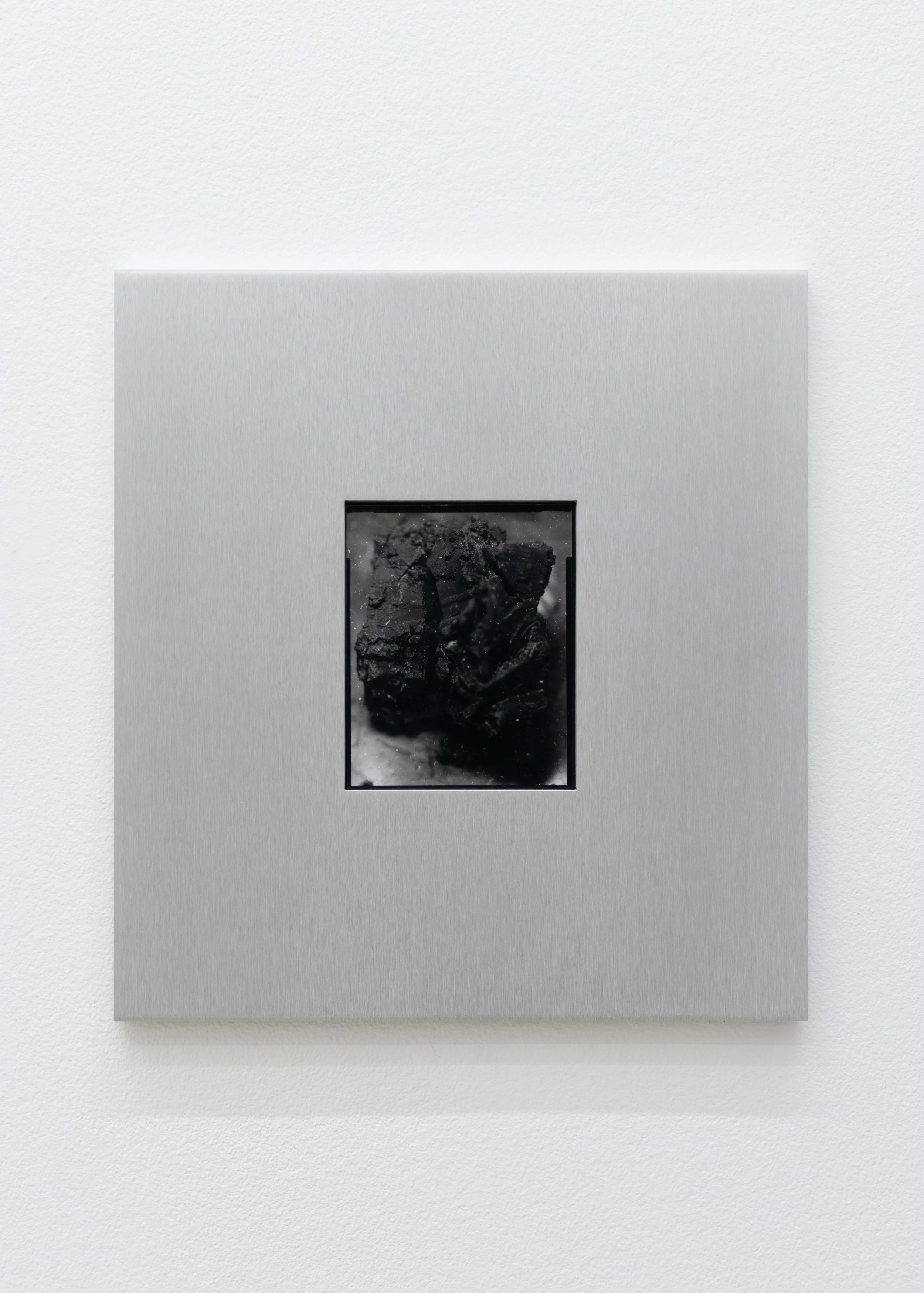  José Taymani   Untitled , 2026  silver gelatin print and milled aluminum  13h x 12w in 