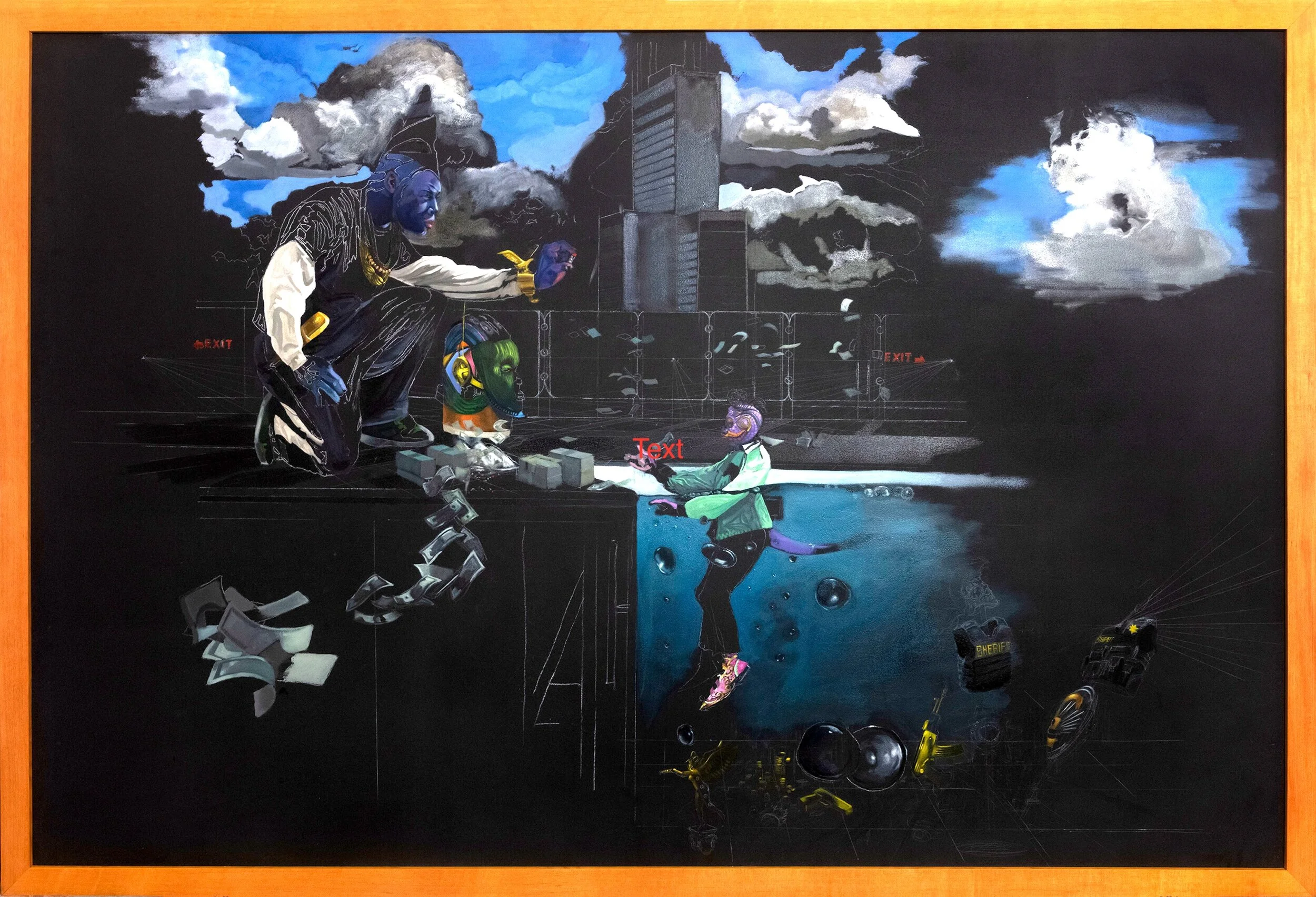 Nyame Brown, 'Lesson 1: To Make It to the Bottom is Such a Hard Climb,' 2016