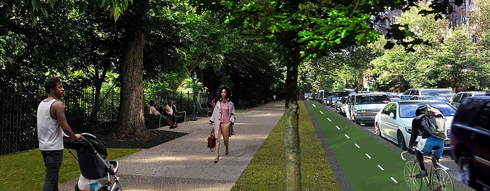 Prospect Park Bike Lane + Sidewalk Design