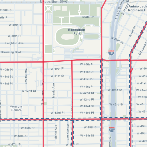 Exposition Park Streetscapes