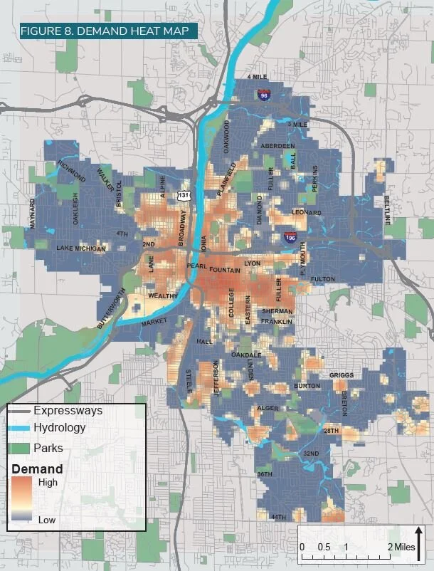 Grand Rapids City Limits Grand Rapids Bikeshare Feasibility Study — Sam Schwartz : Making The  Journey Better