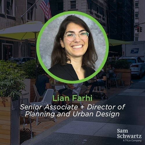 Sam Schwartz is pleased to announce that Lian Farhi has been promoted to Senior Associate and named Director of Planning and Urban Design for the New York office. 

Read our full statement at the link in our bio.

#design #UrbanPlanning #UrbanDesign