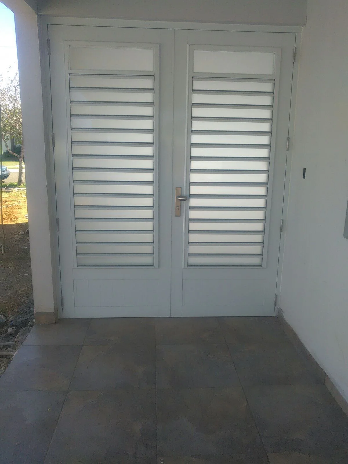 Double Door with Insert Window