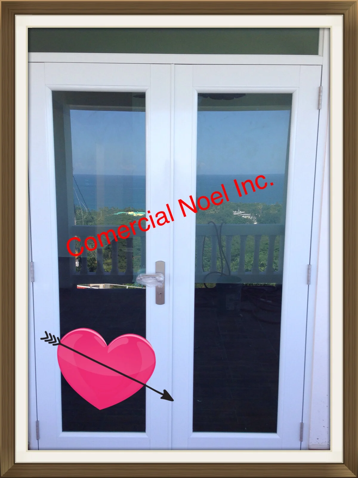 Double Door with Full Laminated Glass