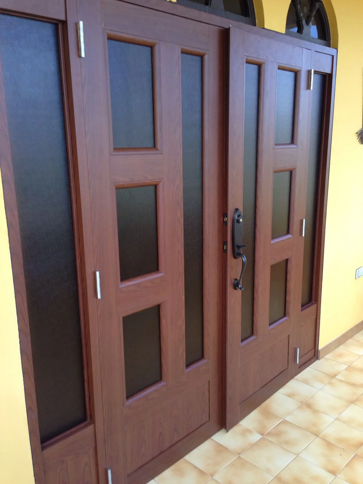 Double Door with Side Lights