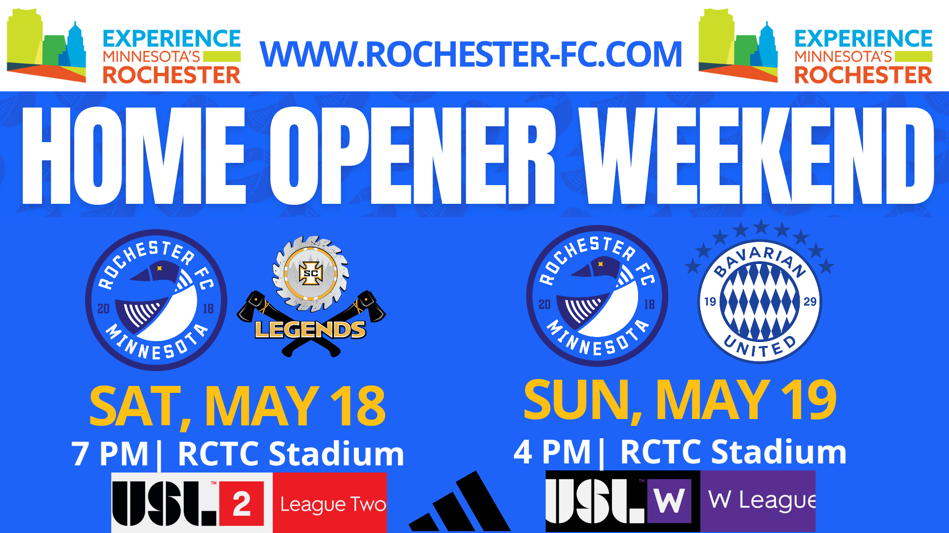 RFC Home Opener Weekend.png