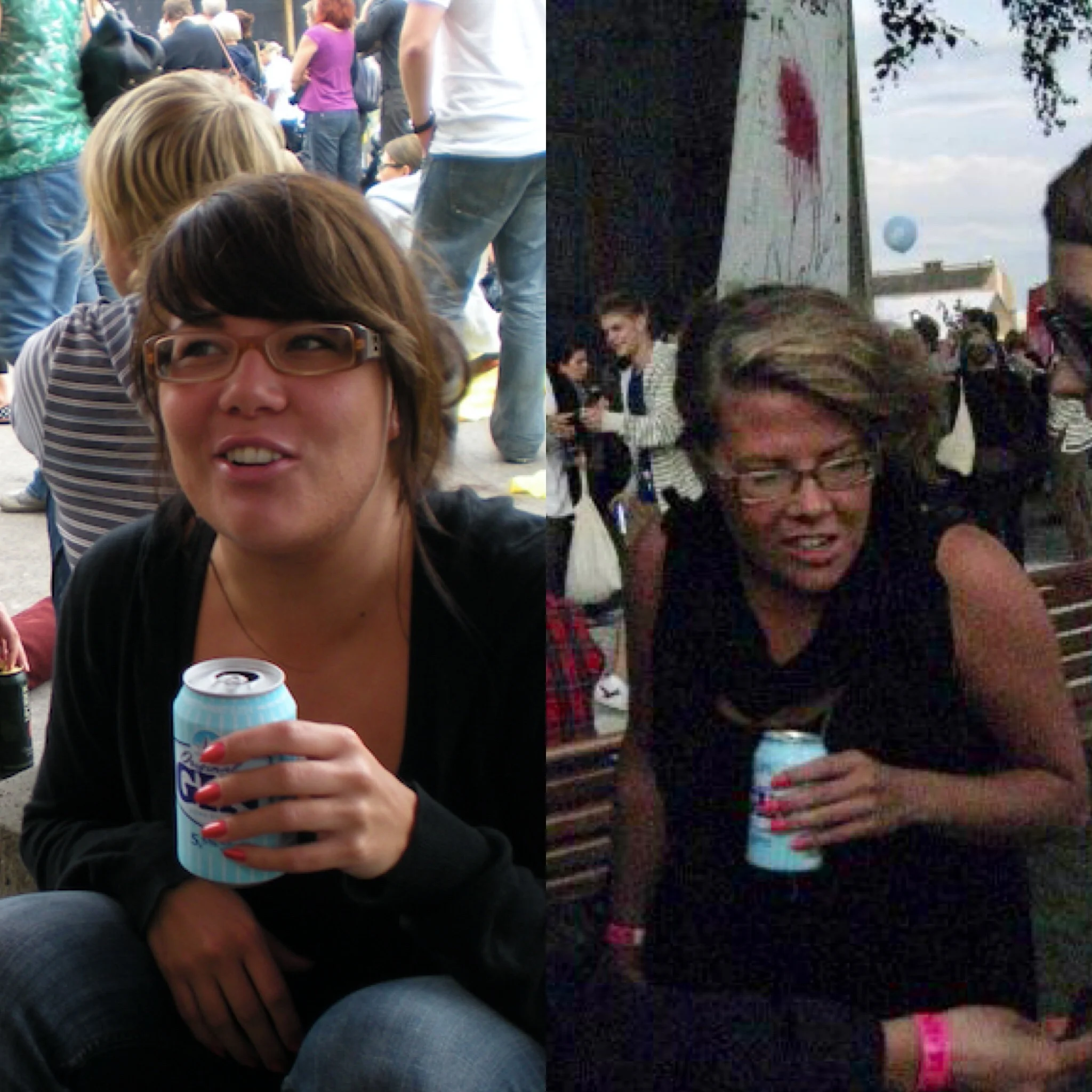 2008 // 2009. Tämän kuvaparin nimi on COME ON LONKERO REPS CALL ME ALREADY.