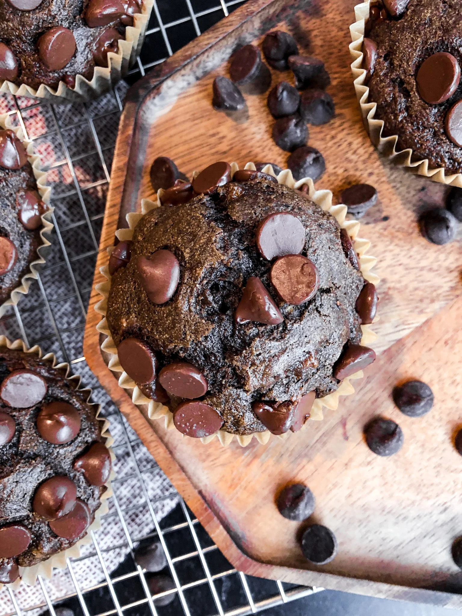 Chocolate Banana Muffins with Oat Flour — Health Made Simple