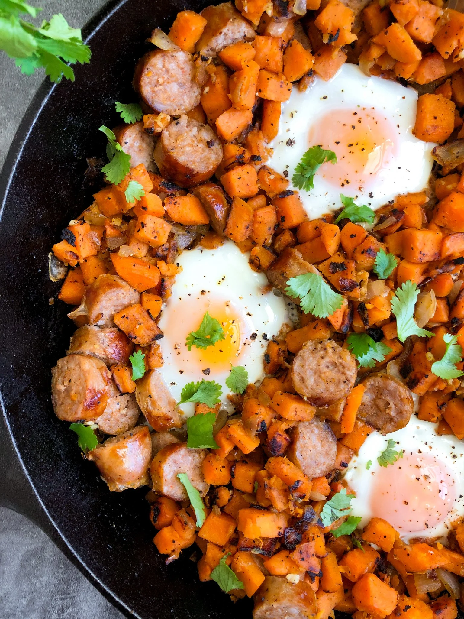 Sweet Potato and Sausage Breakfast Hash — Health Made Simple