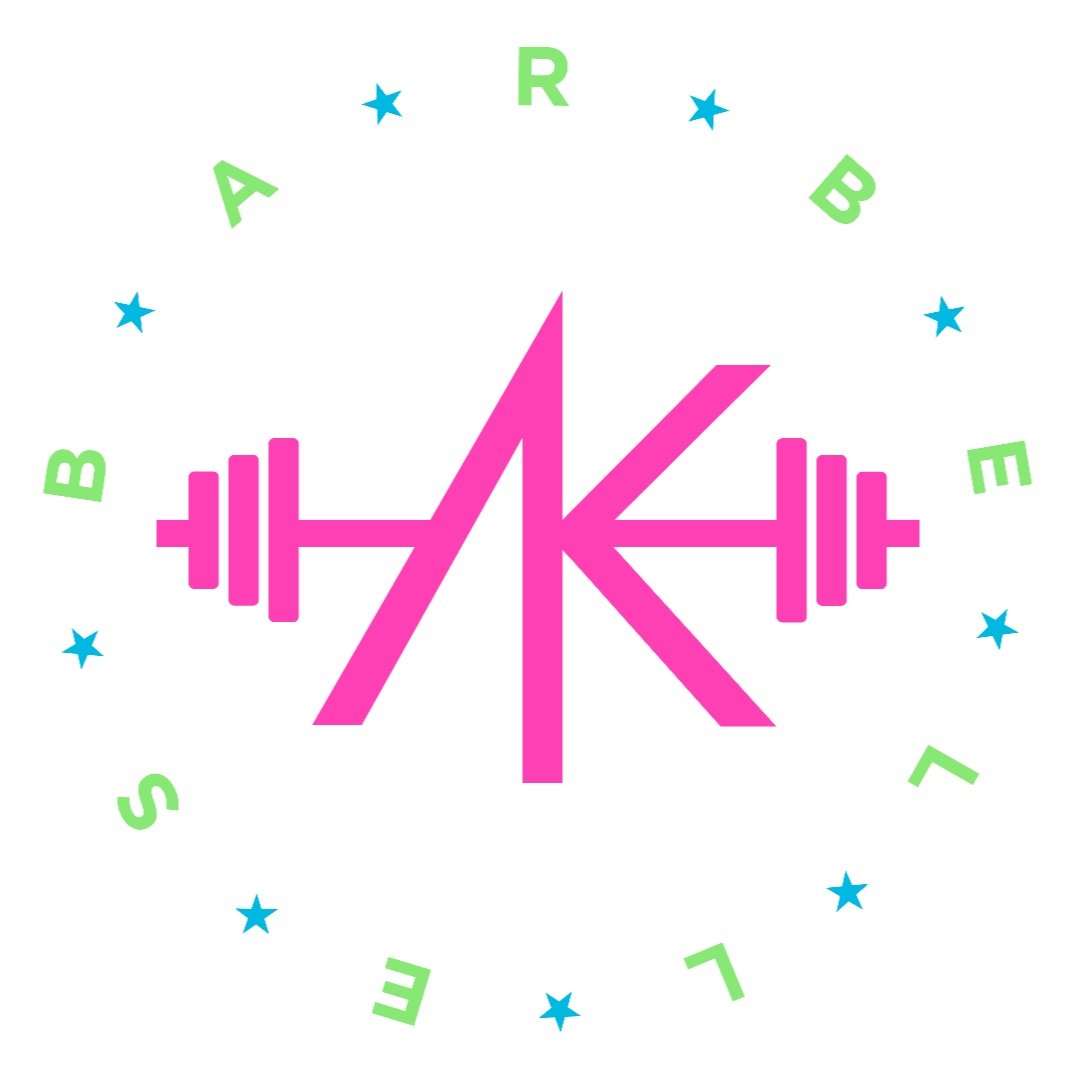 AK barbelle logo 2022 3 neon colors MEDIUM