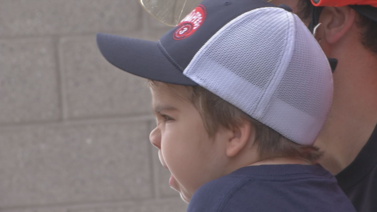Valley 8-year-old with heart condition made honorary firefighter