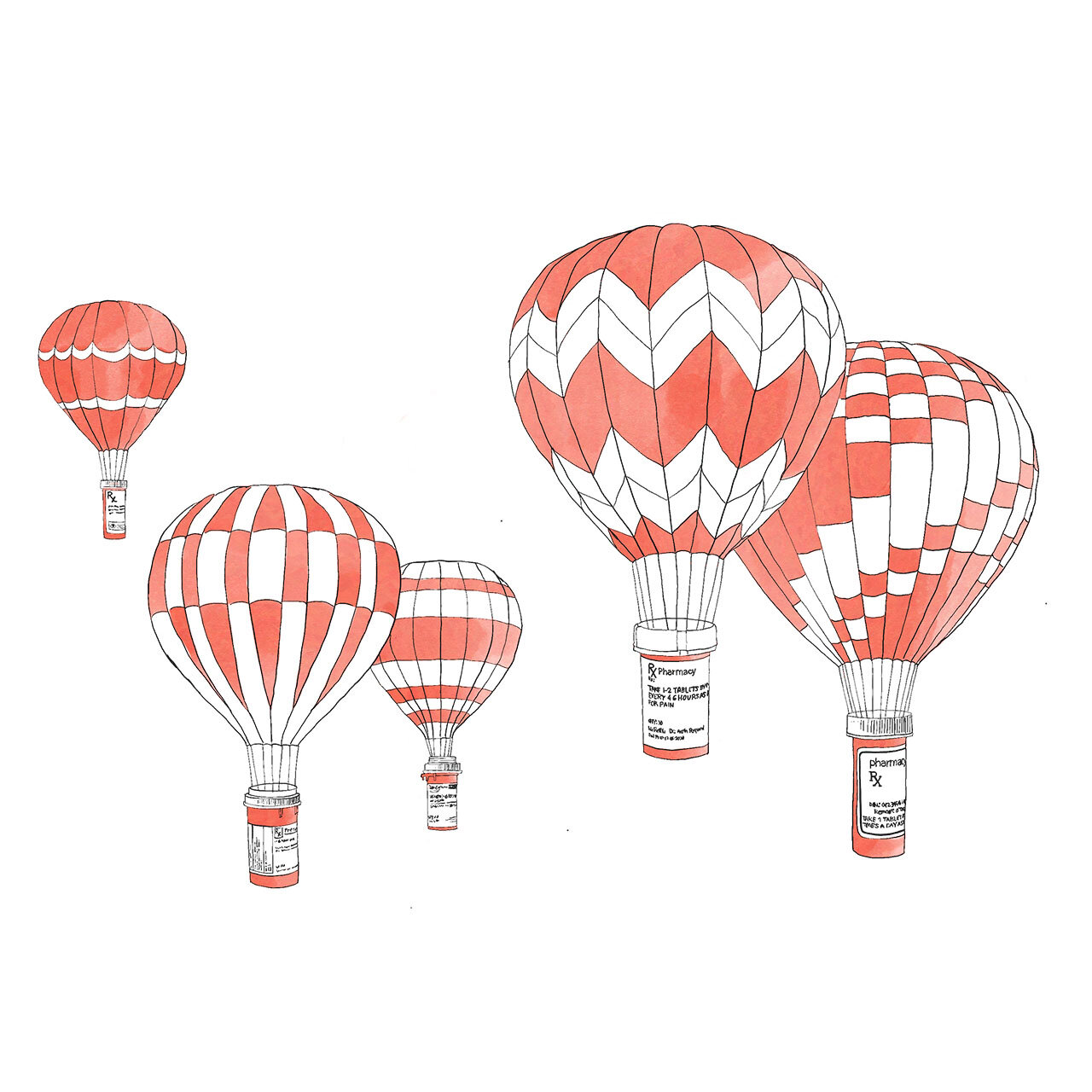 Prescriptions Carried by Hot Air Balloons for Cover My Meds