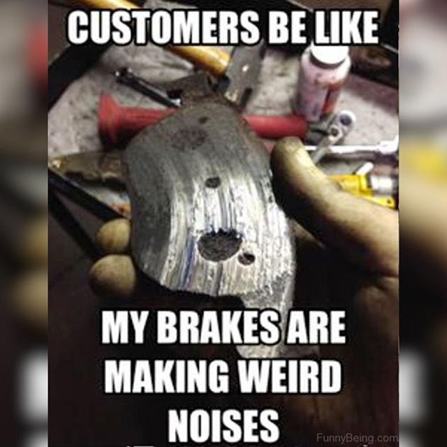 Check your breaks 🚘 Any weird sounds should't be there, take it to your local repair shop right away 🚦