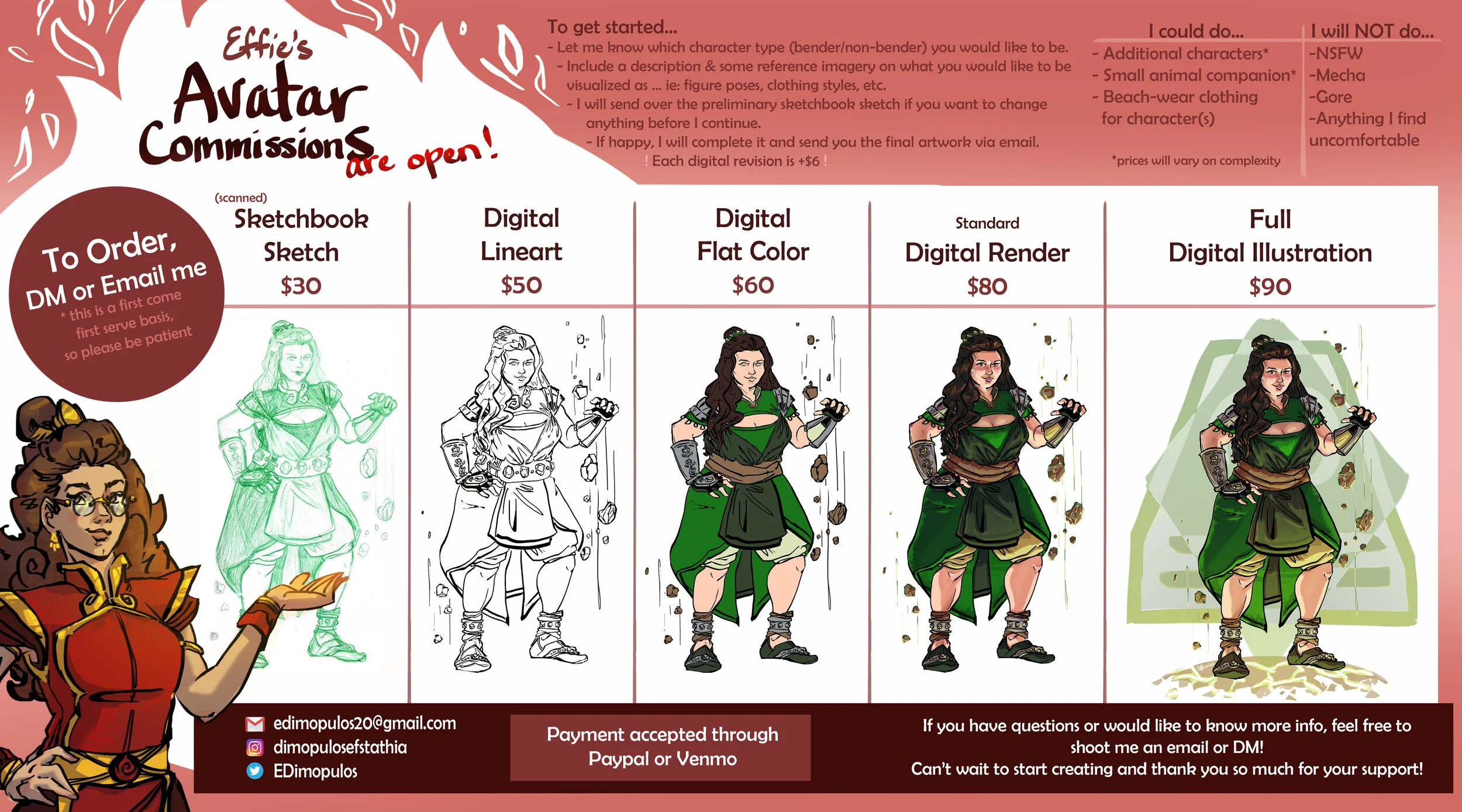 Commission Info — Effie's DragonHeartArt