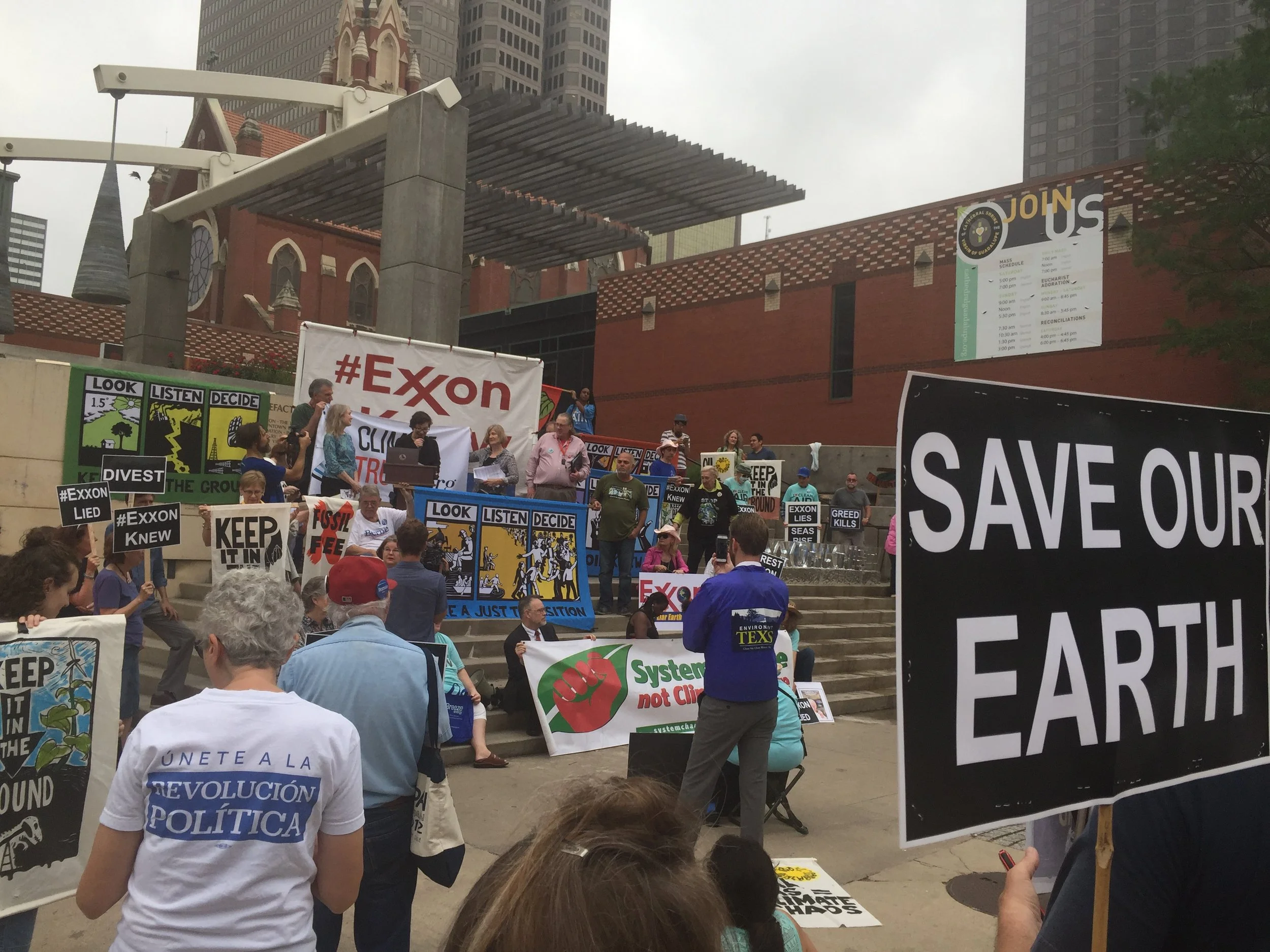 Press release: Exxon, Chevron face major shareholder votes Wednesday to "get real" about surviving in a carbon-constrained world