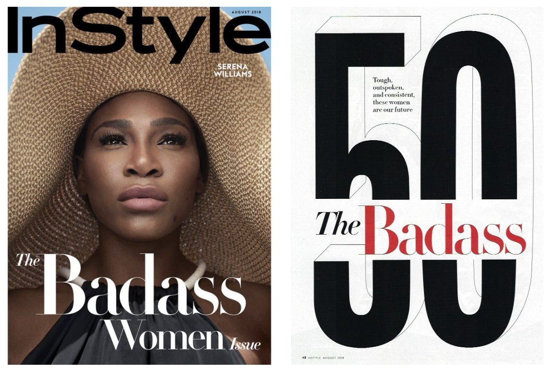 InStyle Magazine:  The Badass 50 