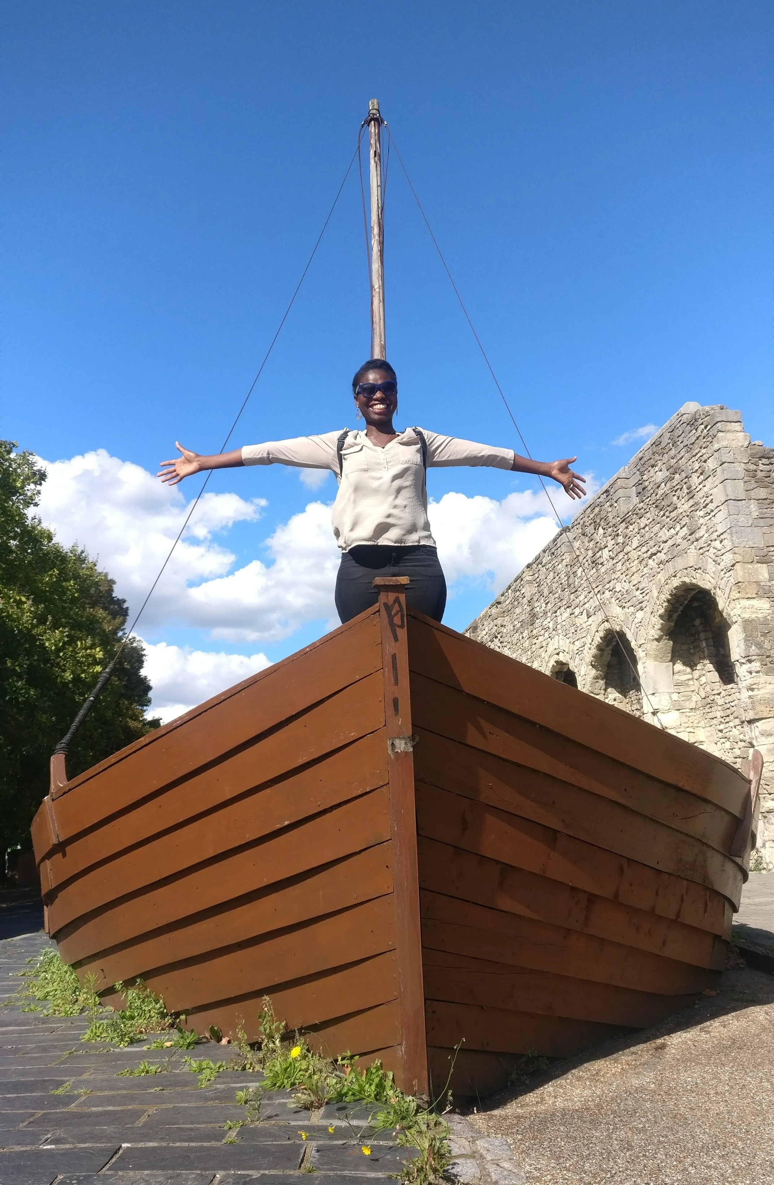 Replaying the Titanic scene in Southampton