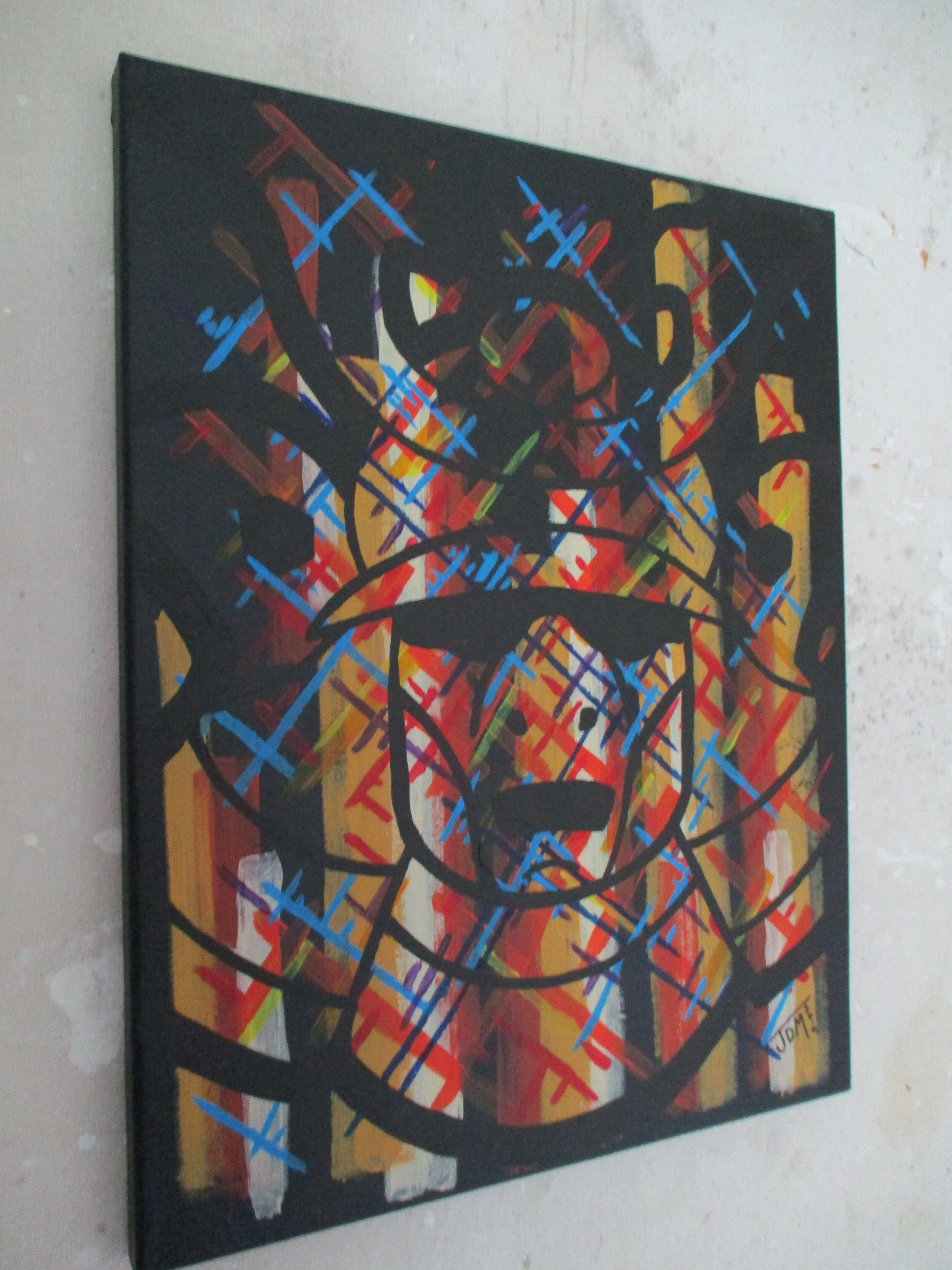2019 Shady Samurail 14x18 acrylic 02.JPG