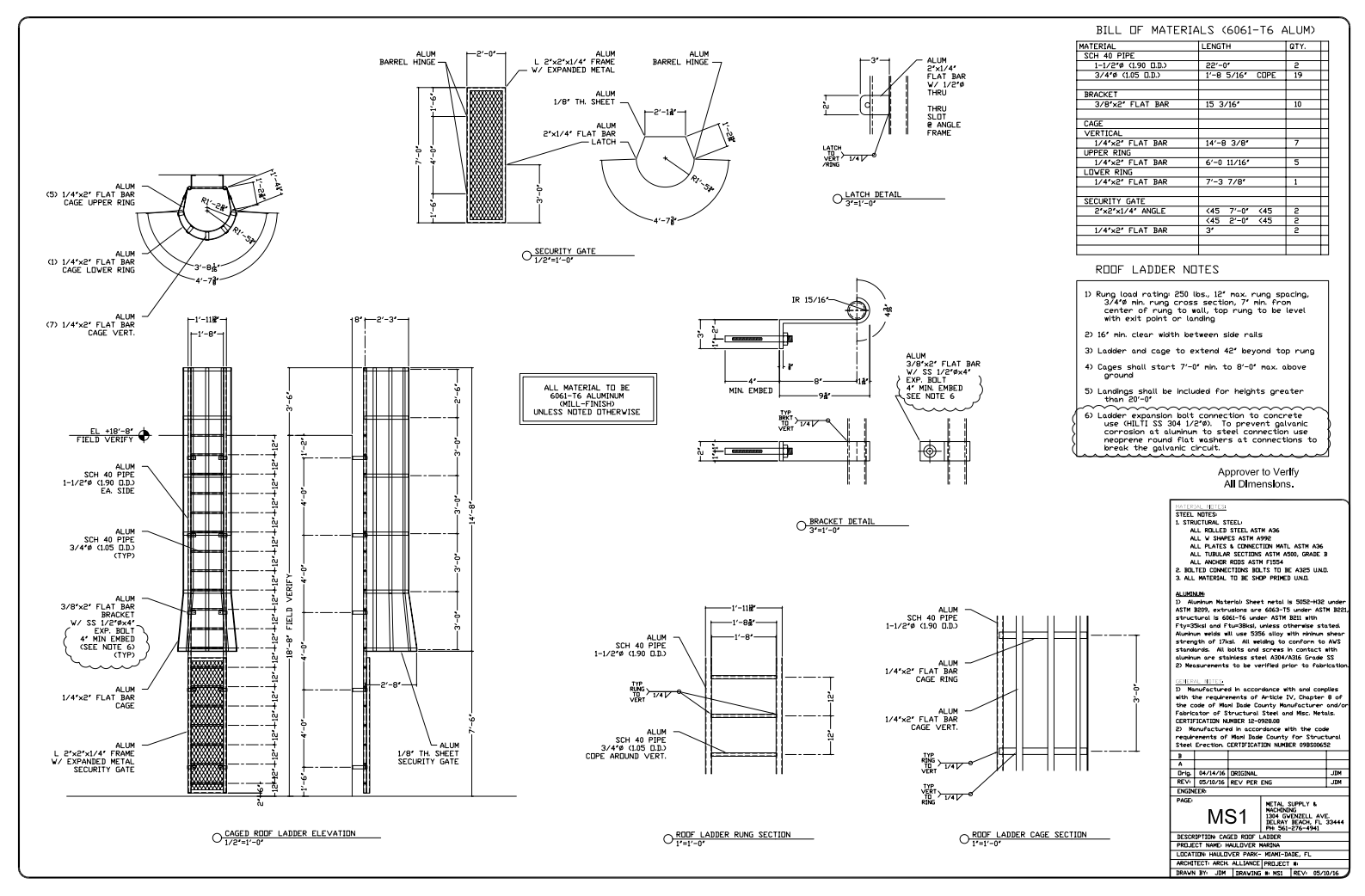 JDM-Haulover Marina_24x36- MS1- Caged Roof Ladder- Rev 2016.05.10.png
