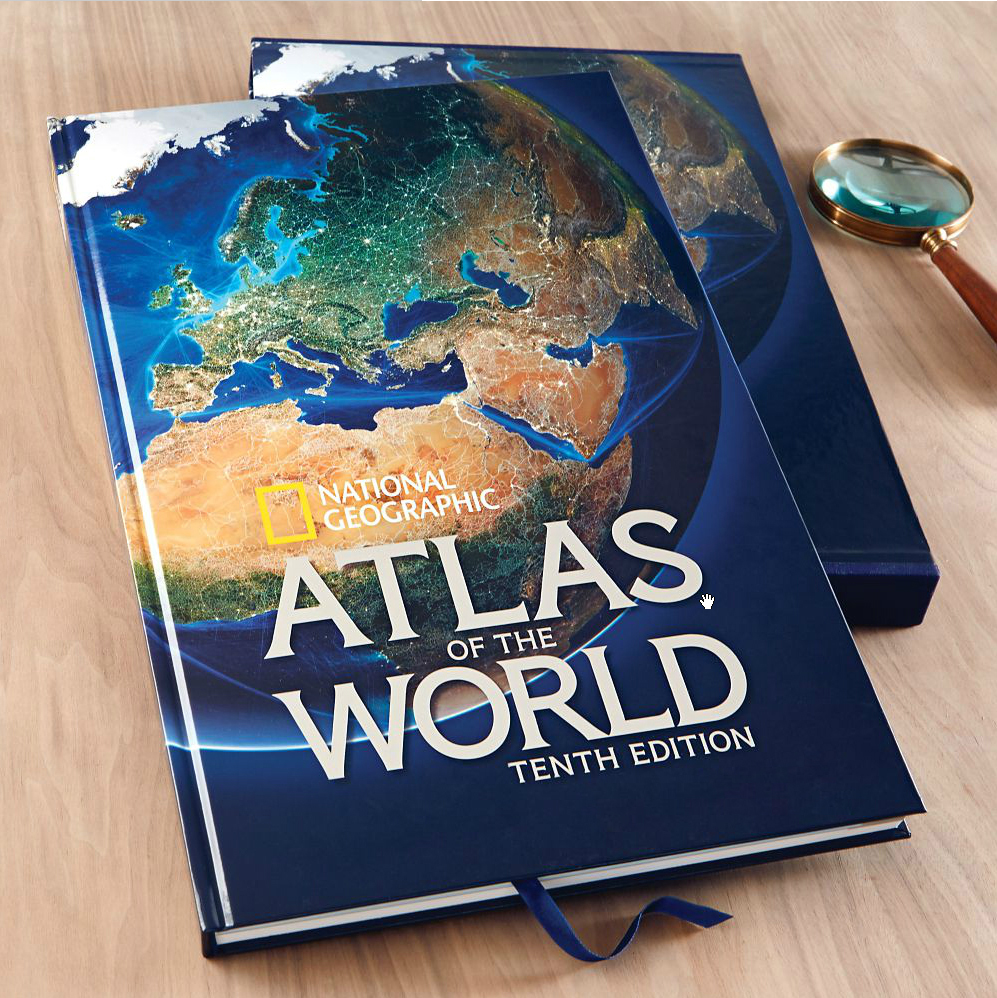 atlas travel guide book