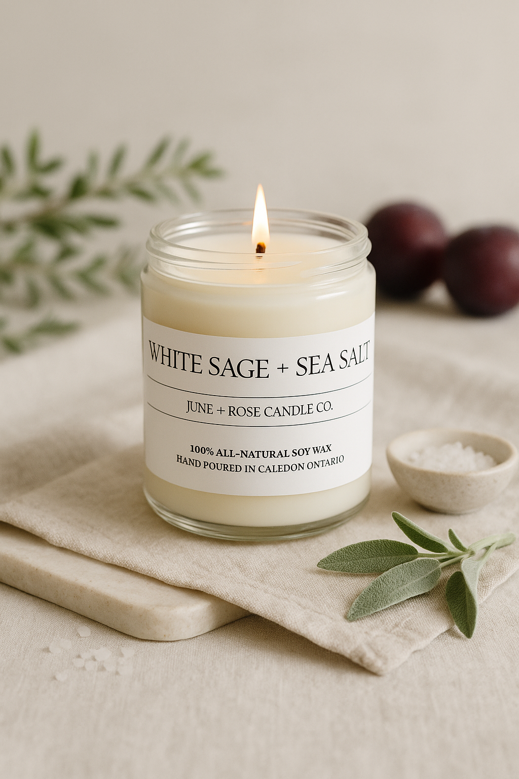 WHITE SAGE + SEA SALT
