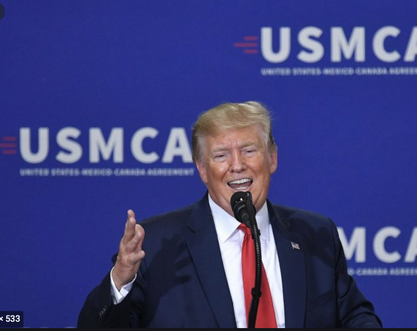 President Donald Trump Proposes new US, Mexico, Canada Trade Deal