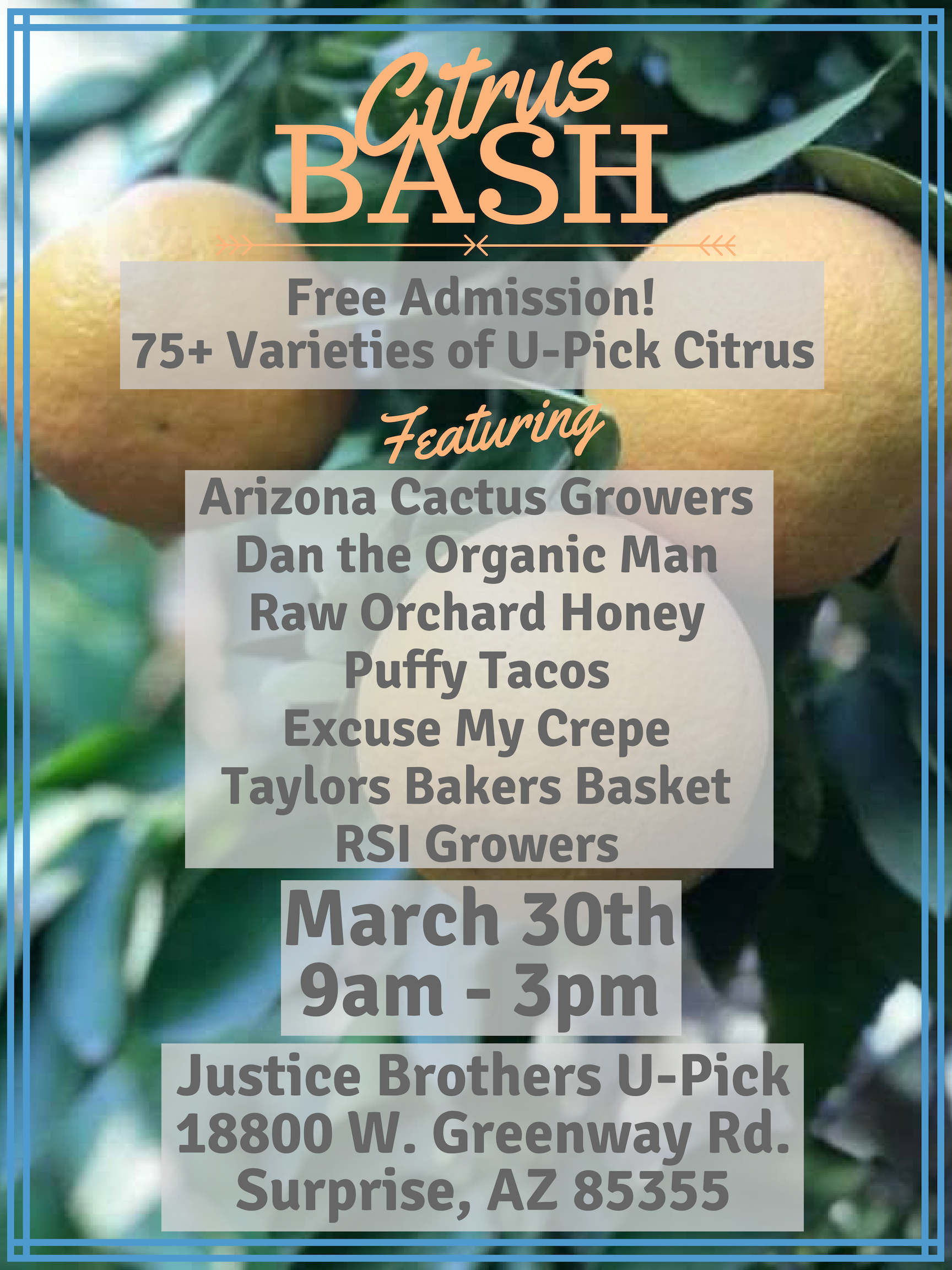 March 2019 Citrus Bash!